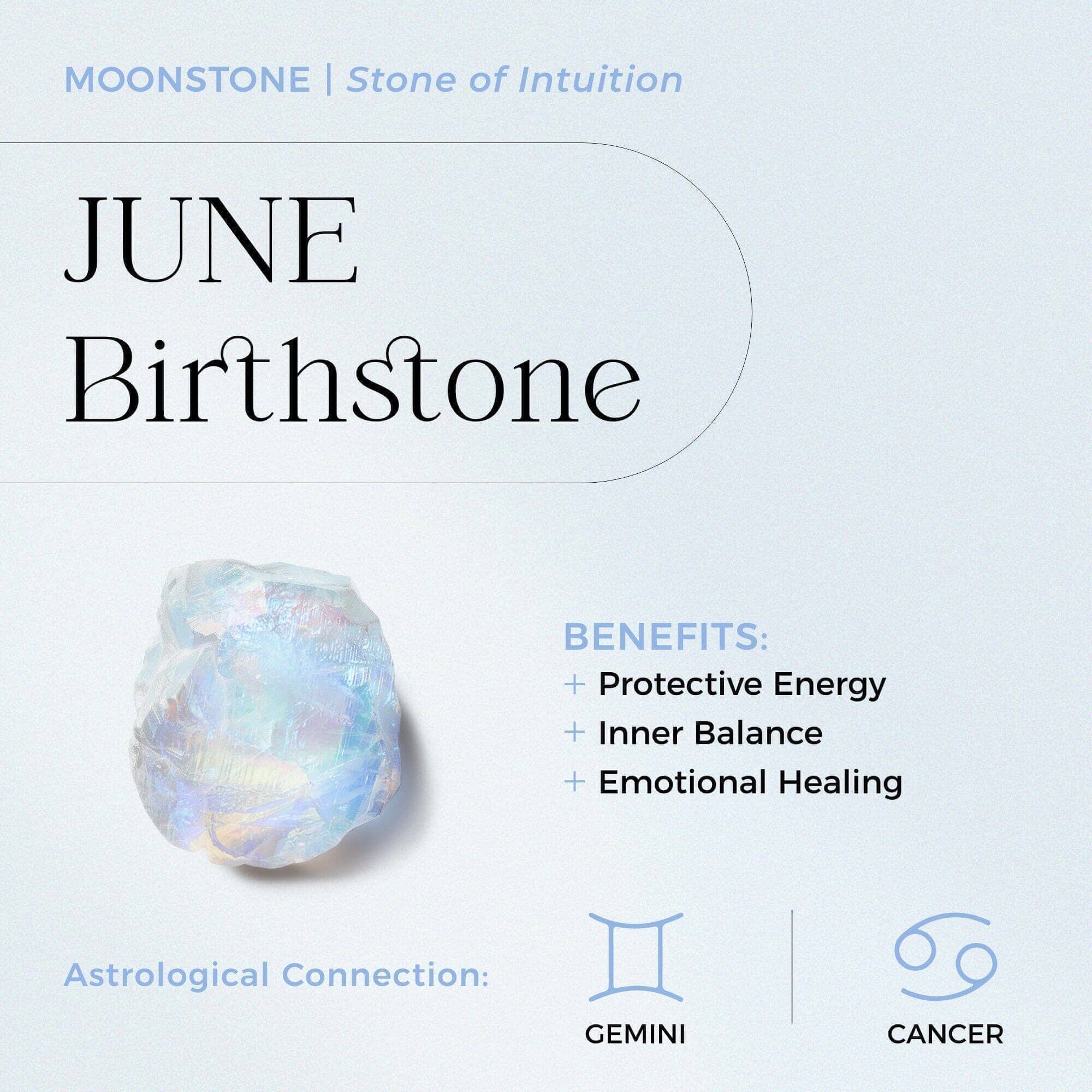 Moonstone Necklace - Solitaire - Image 7