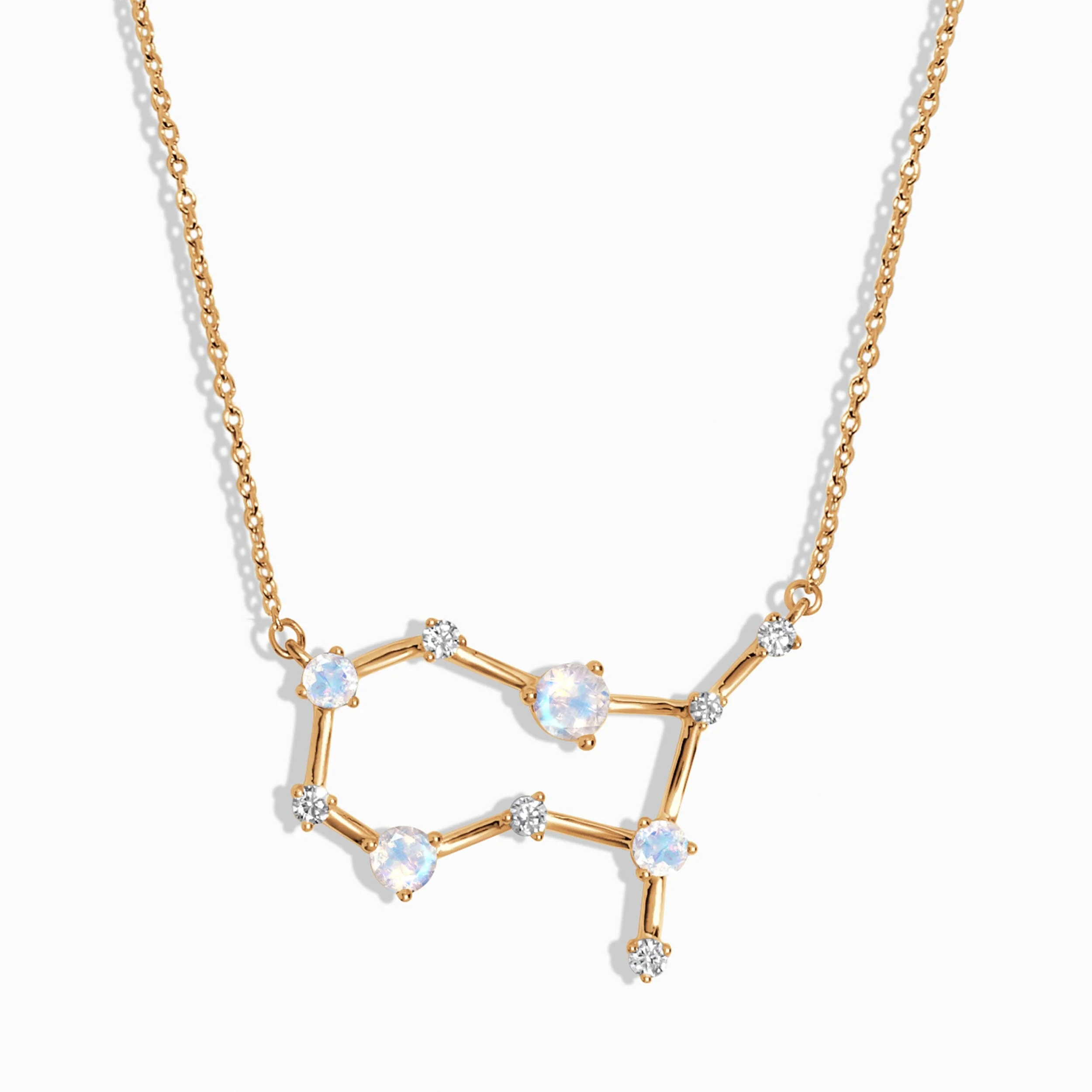 Moonstone Necklace - Gemini Zodiac Constellation - Image 5