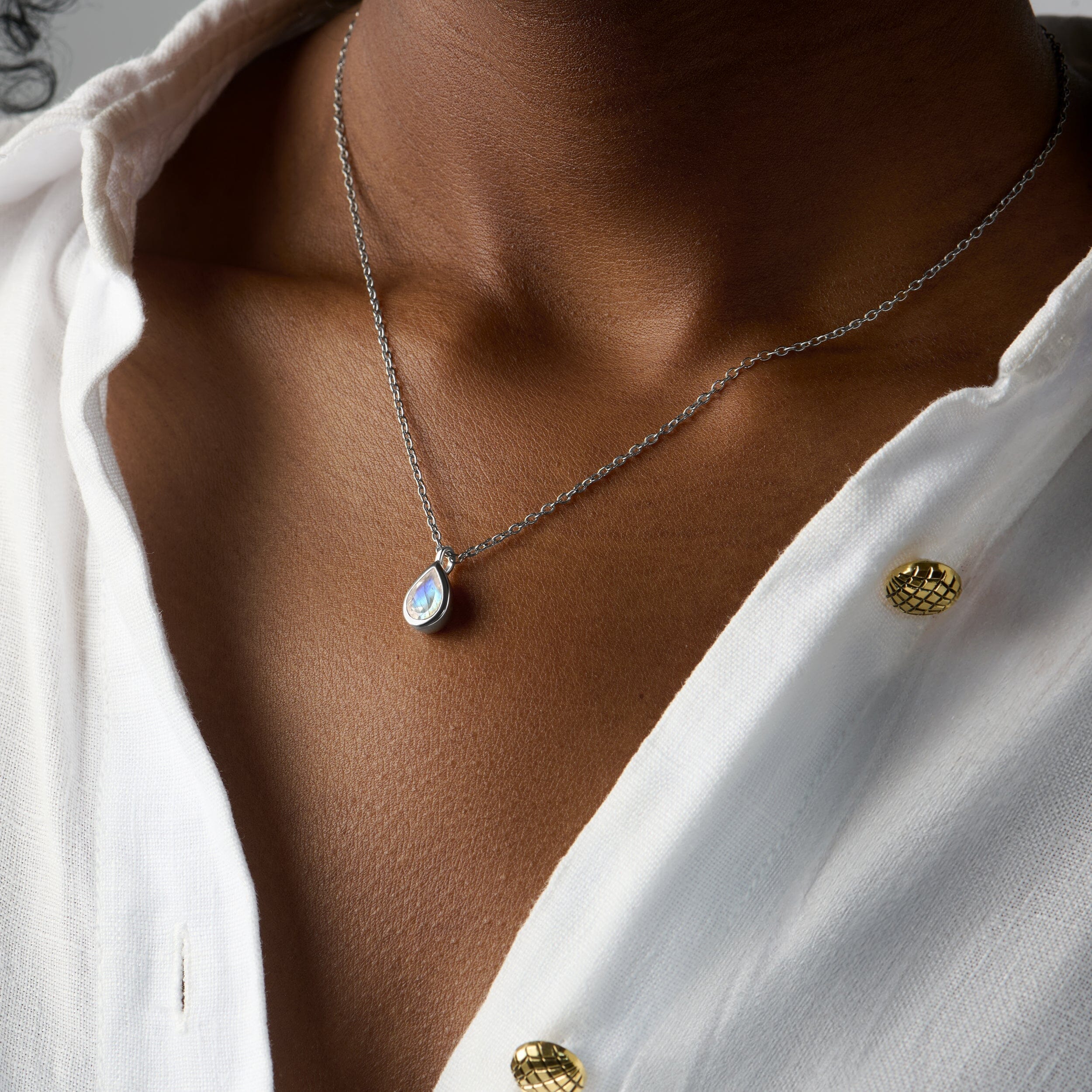 Moonstone Necklace - Hidden Heart - Image 12