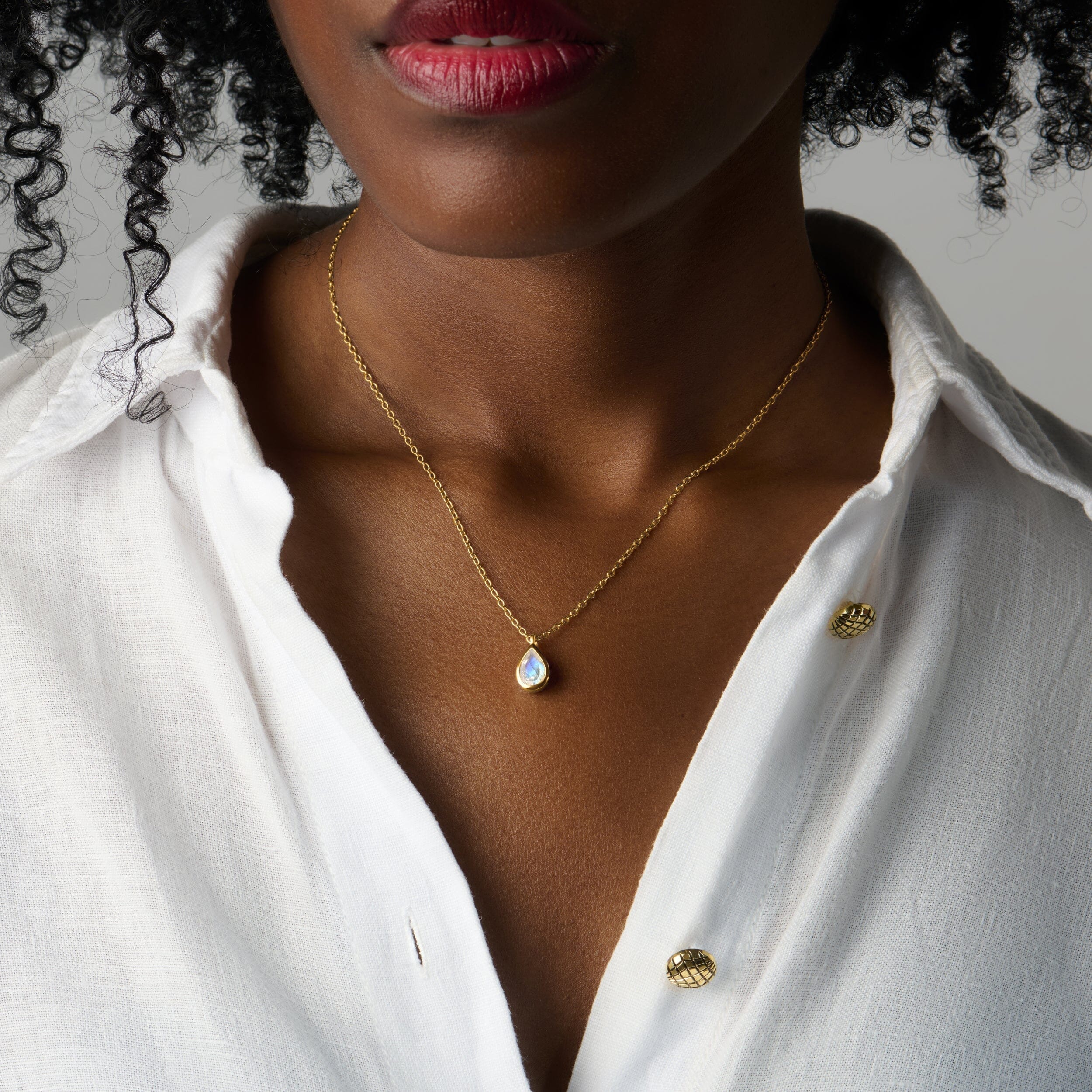 Moonstone Necklace - Hidden Heart - Image 6
