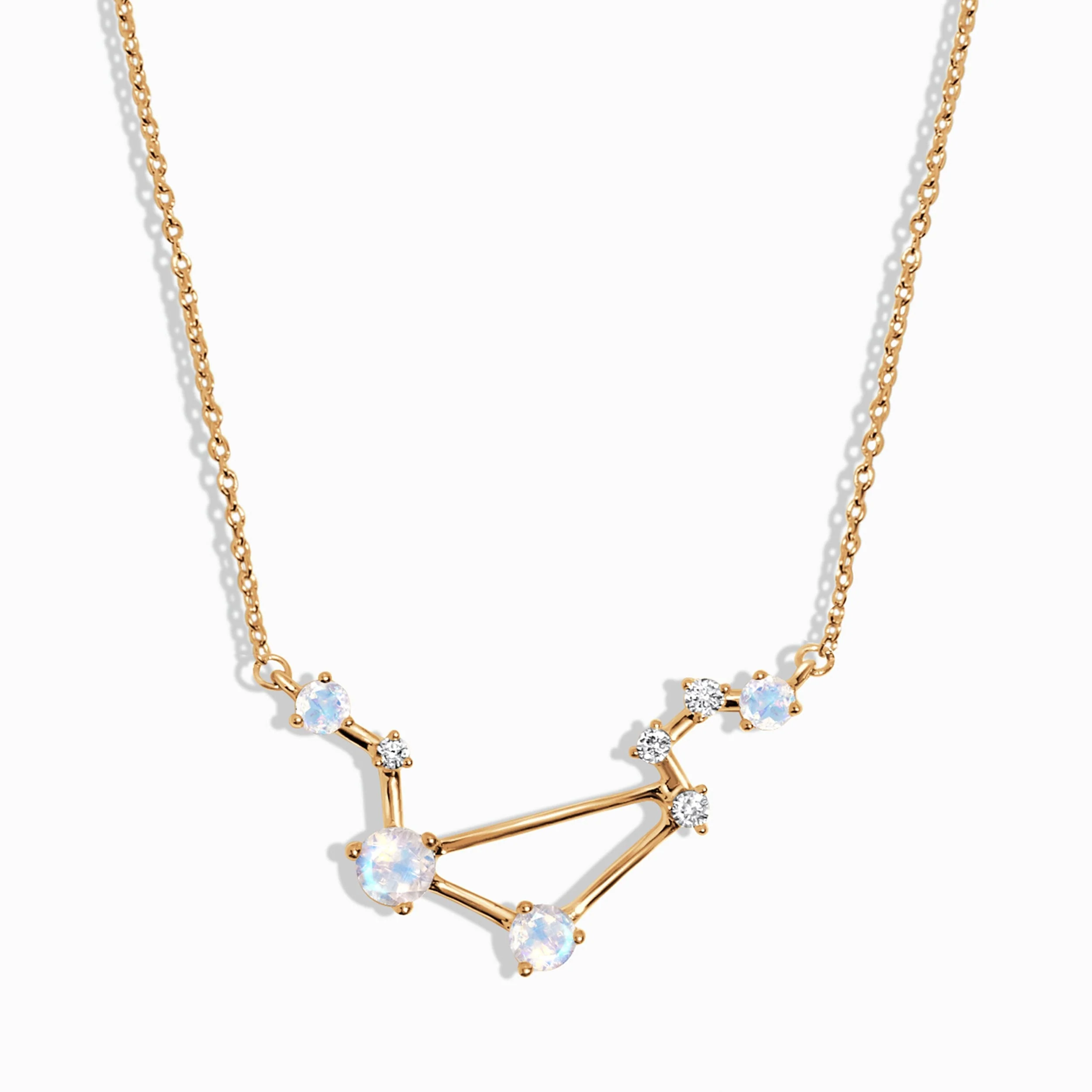 Moonstone Necklace - Libra Zodiac Constellation - Image 5