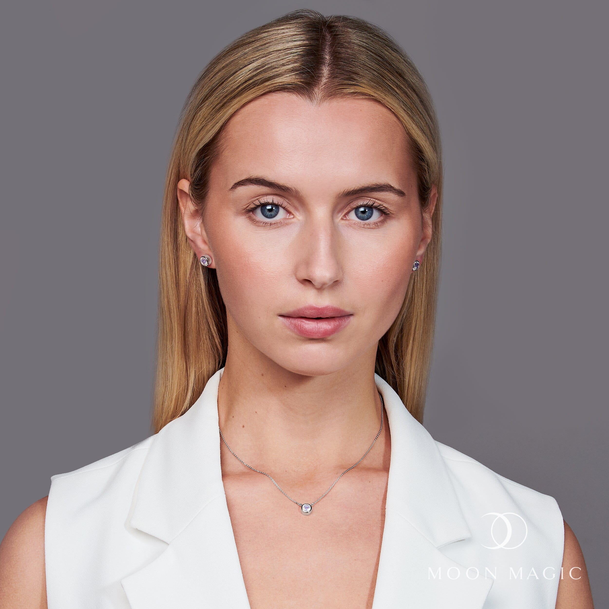 Moonstone Necklace - Solitaire - Image 14