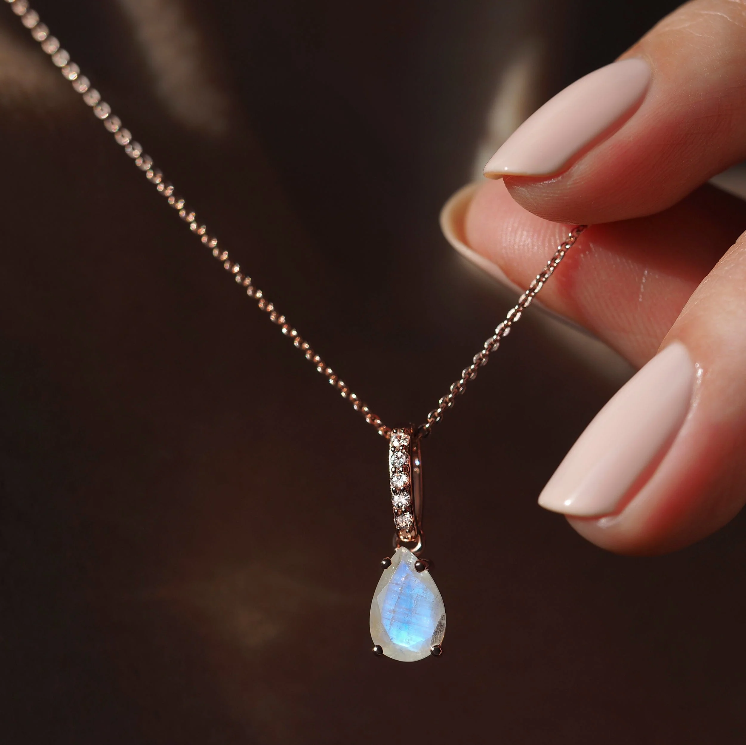 Moonstone Necklace Sway - June Birthstone - Image 11