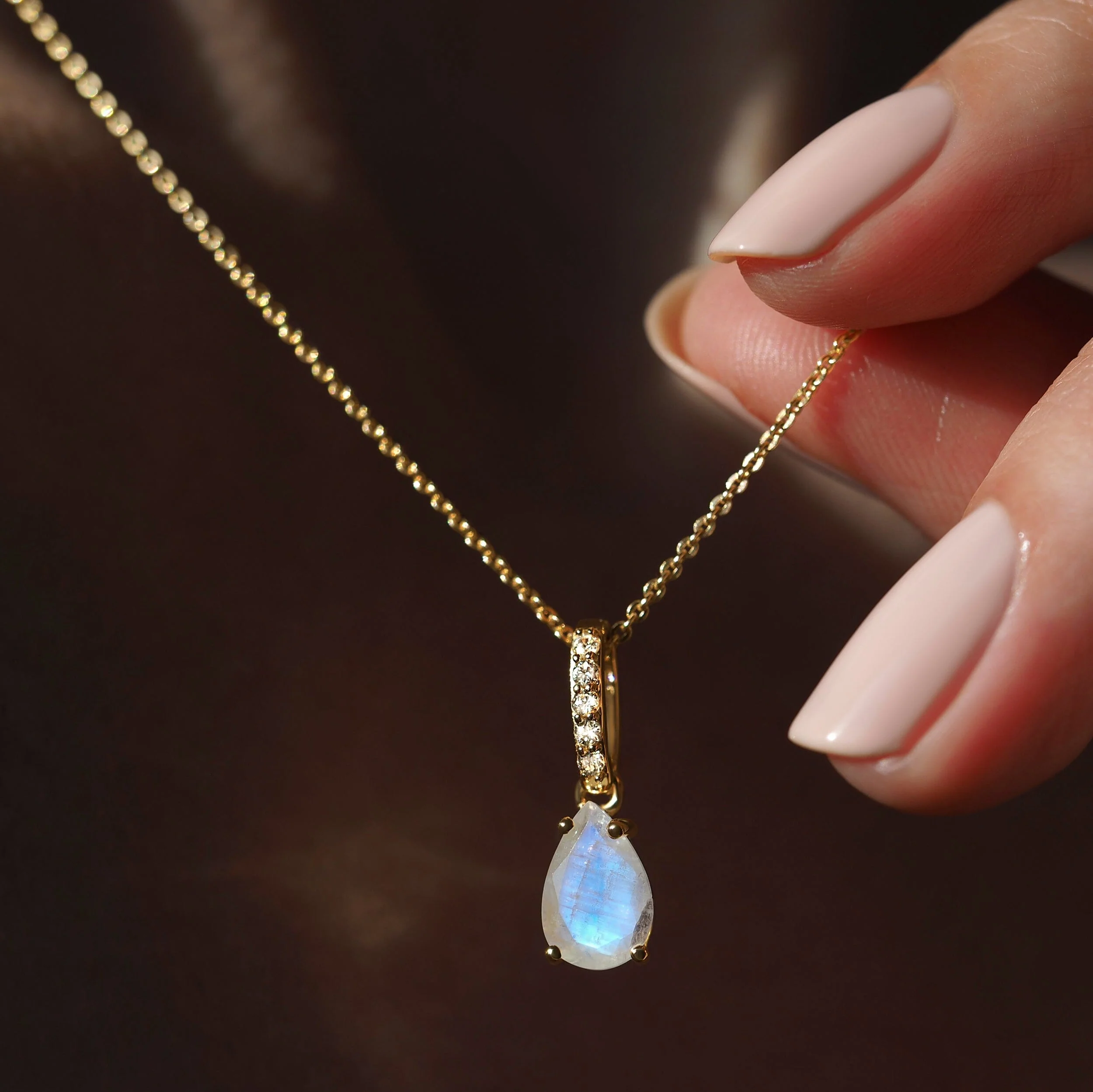 Moonstone Necklace Sway - June Birthstone - Image 19