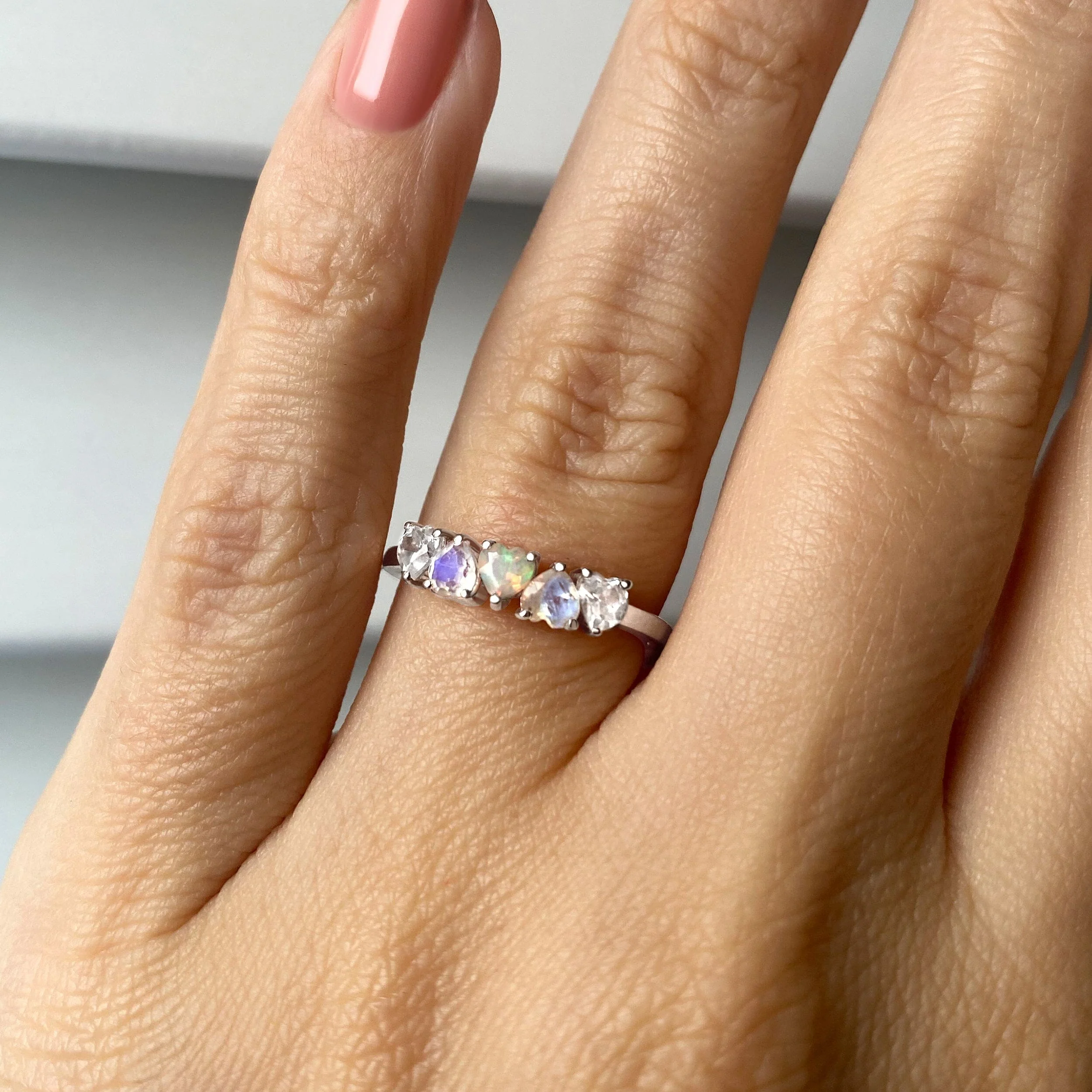 Moonstone Opal Ring - Crush On You - Image 2