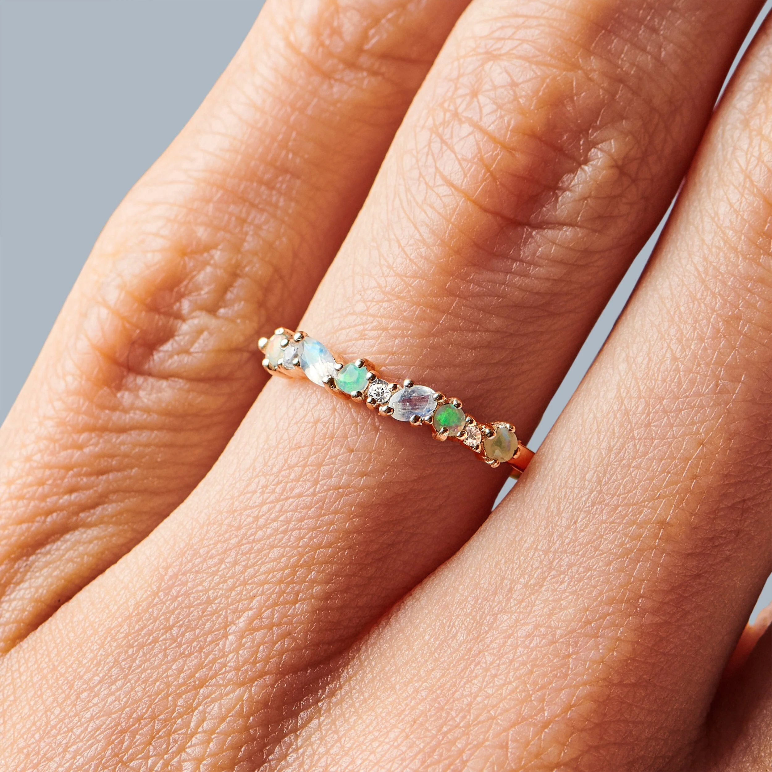 Moonstone Opal Ring - Grace - Image 5