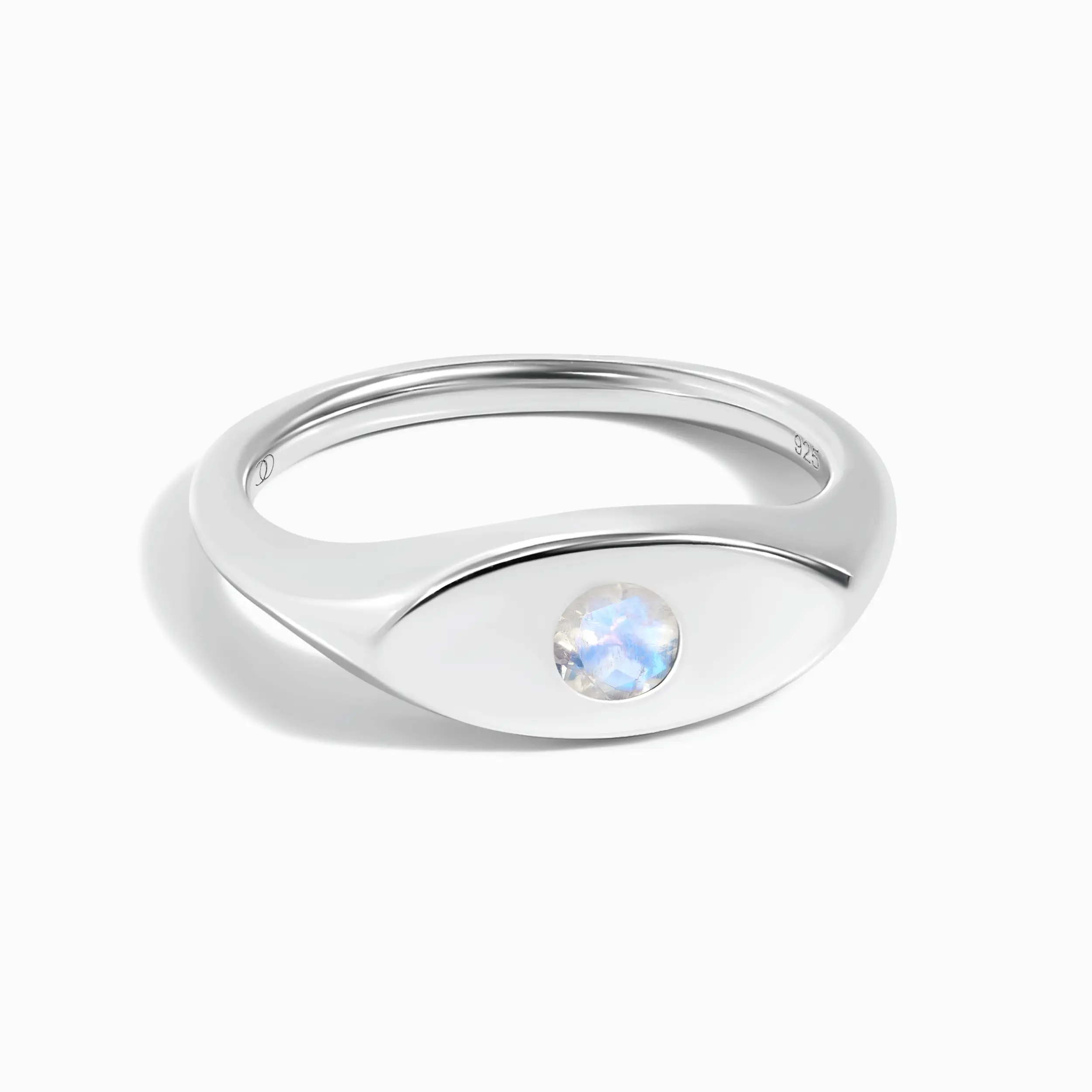 Moonstone Pinky Ring - Signet Lune