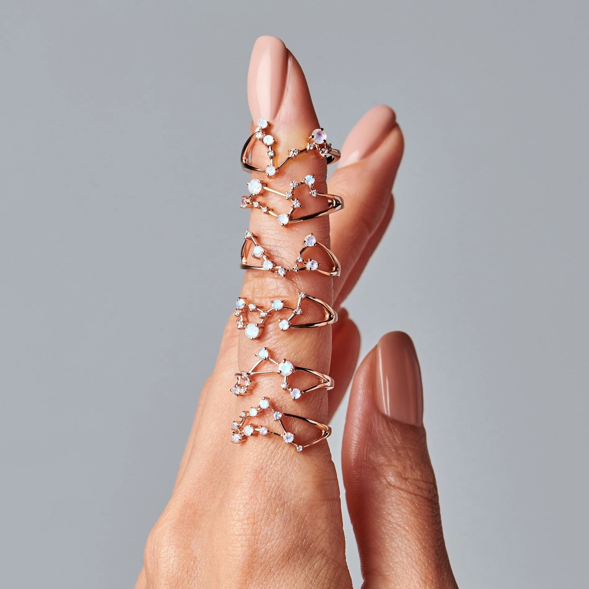 Moonstone Ring - Aquarius Zodiac Constellation - Image 19