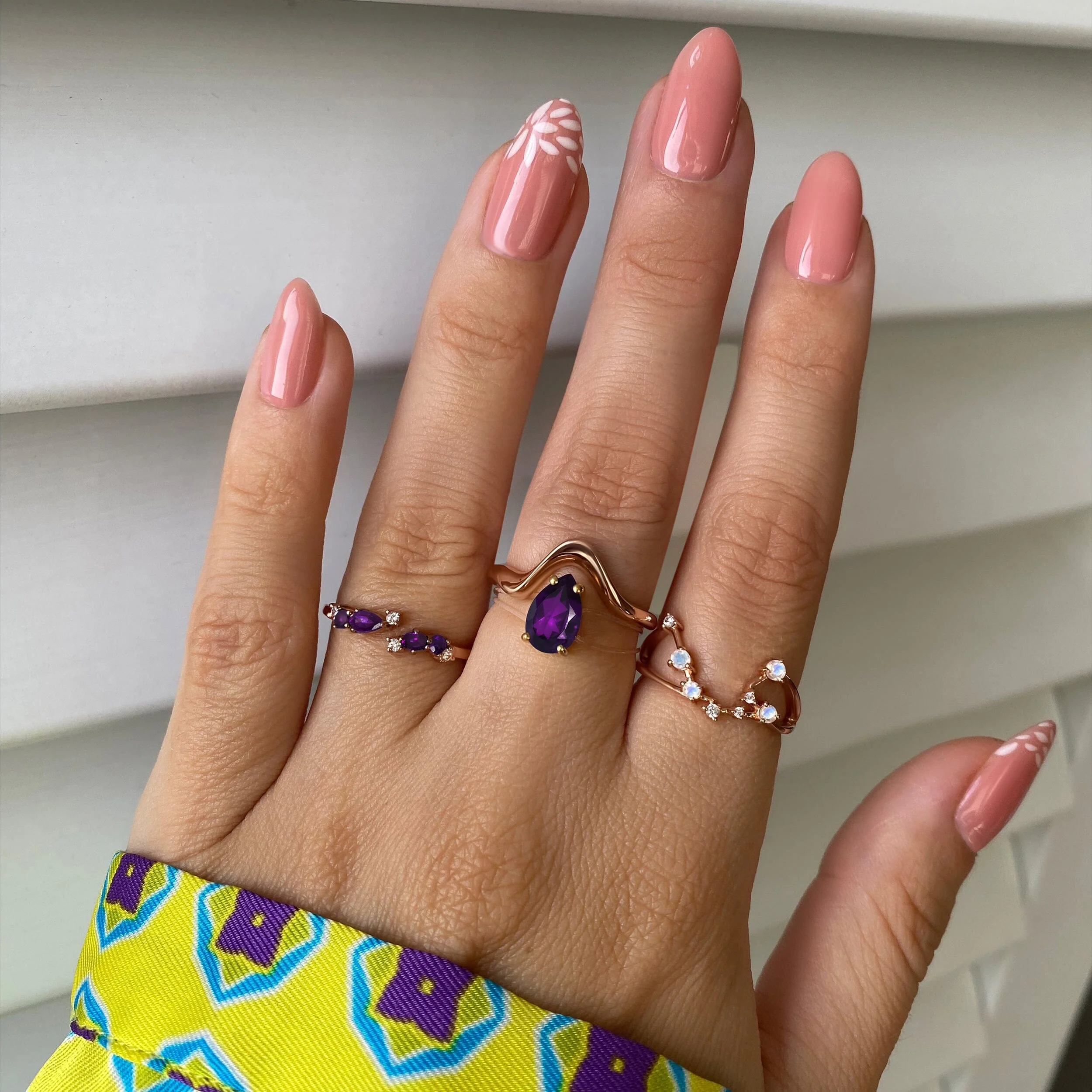 Moonstone Ring - Aquarius Zodiac Constellation - Image 6