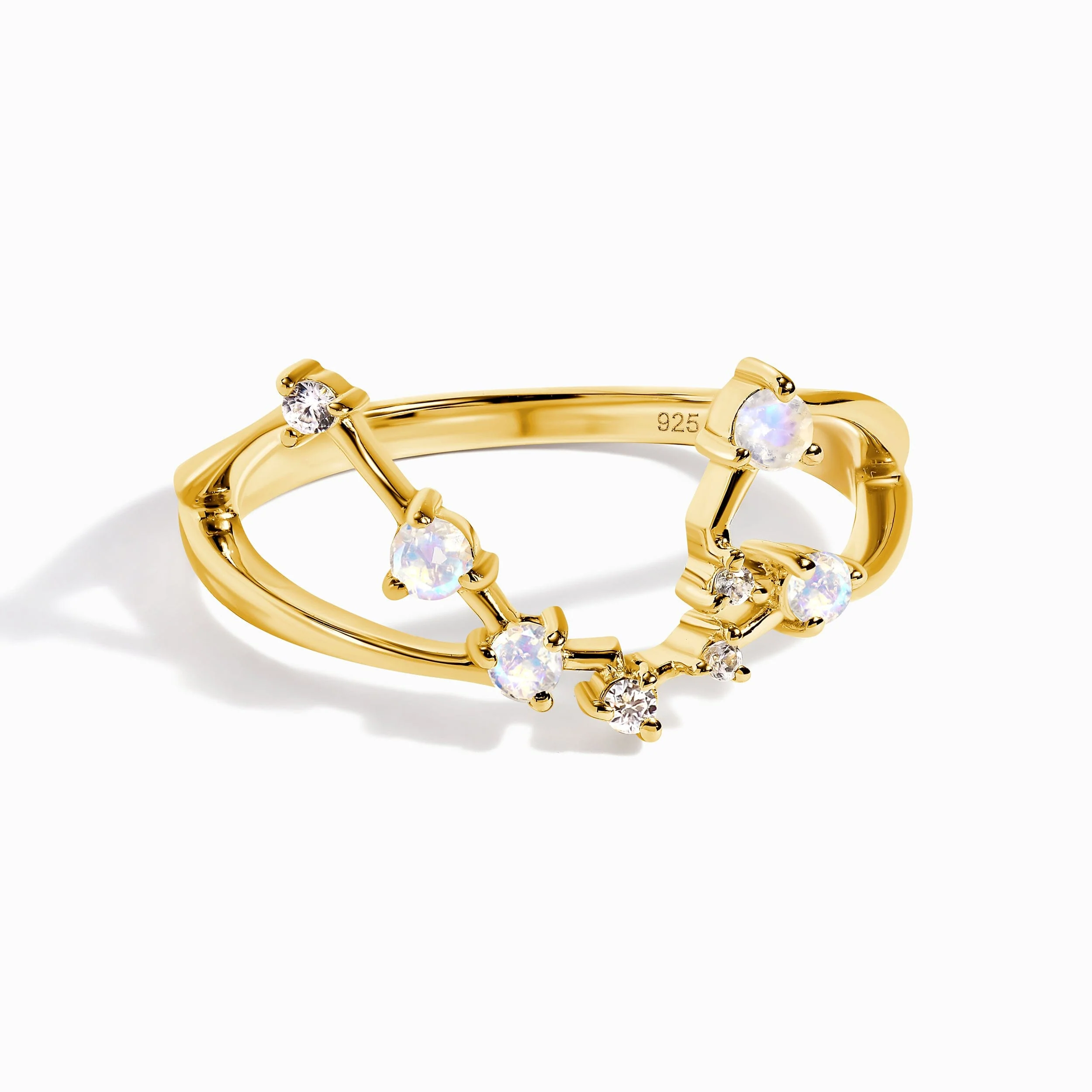 Moonstone Ring - Aquarius Zodiac Constellation - Image 7
