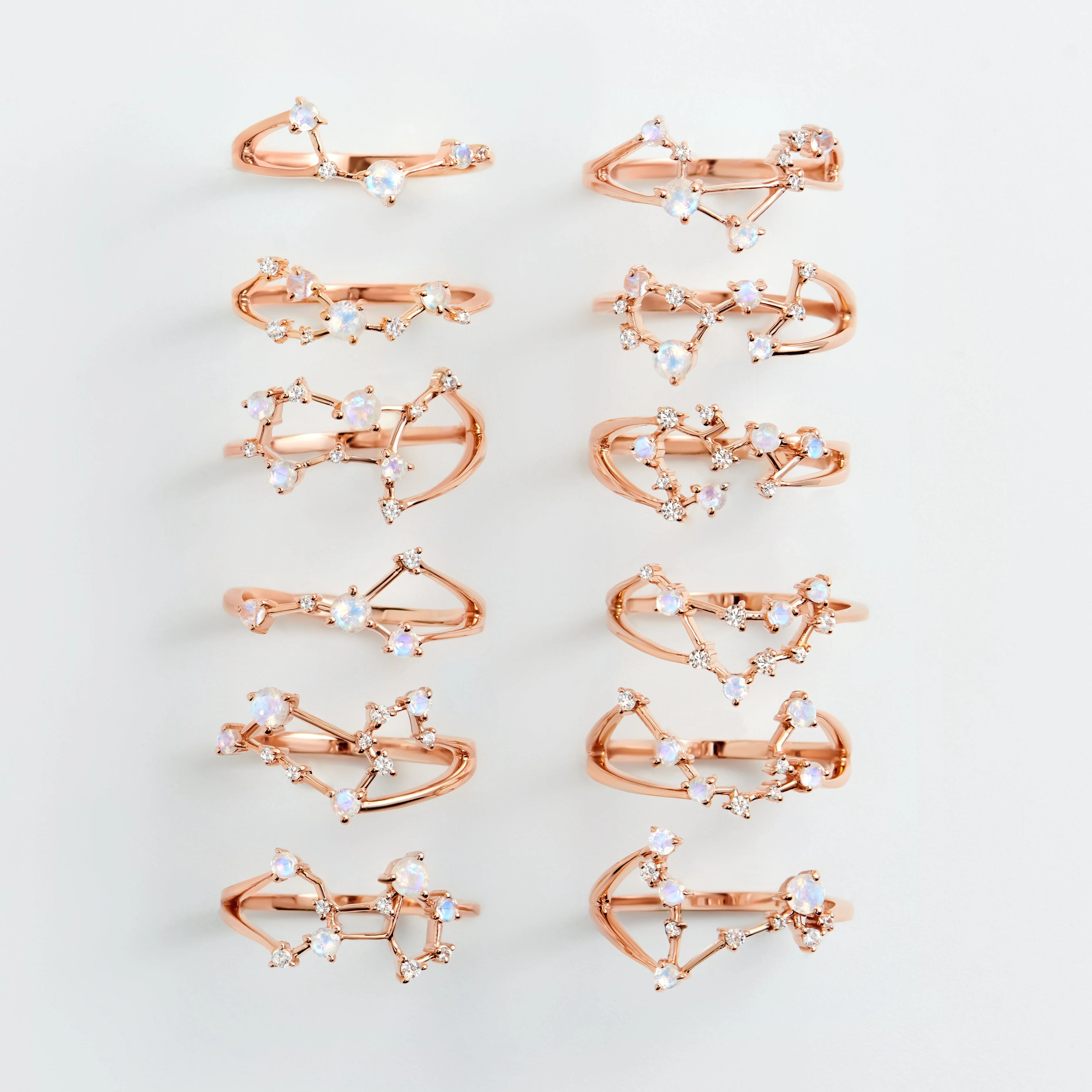 Moonstone Ring - Aries Zodiac Constellation - Image 24