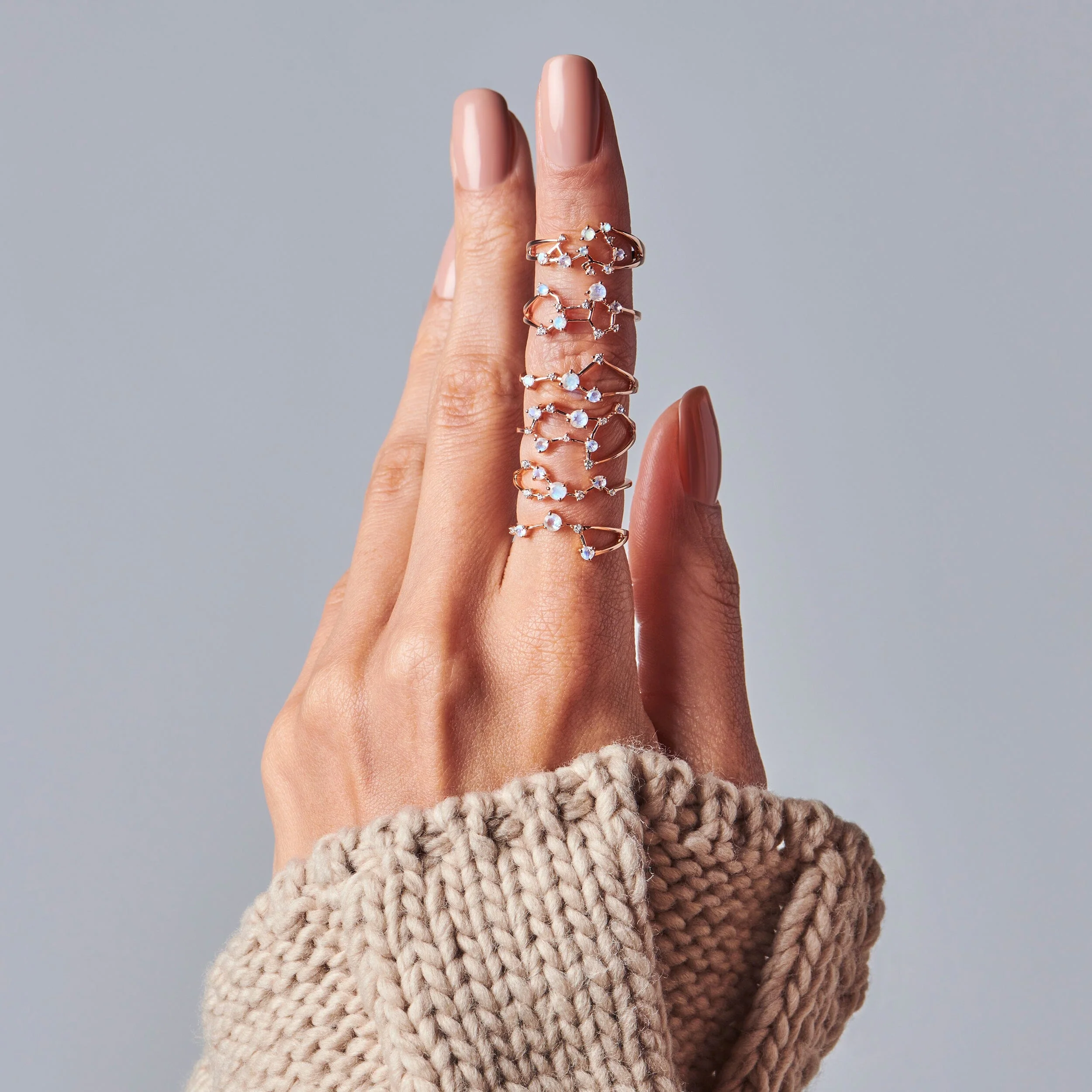 Moonstone Ring - Aries Zodiac Constellation - Image 8