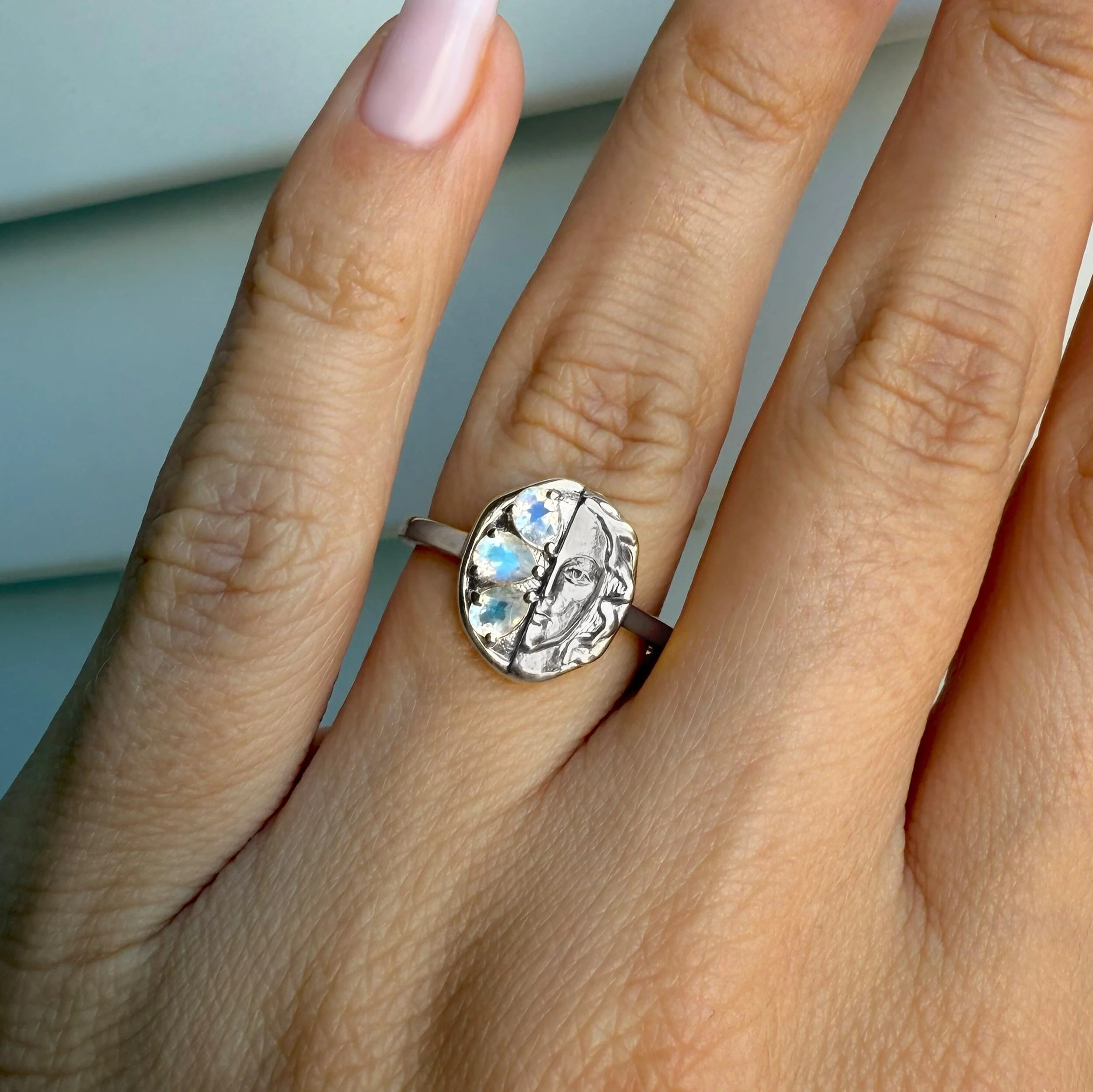Moonstone Ring - Goddess - Image 2