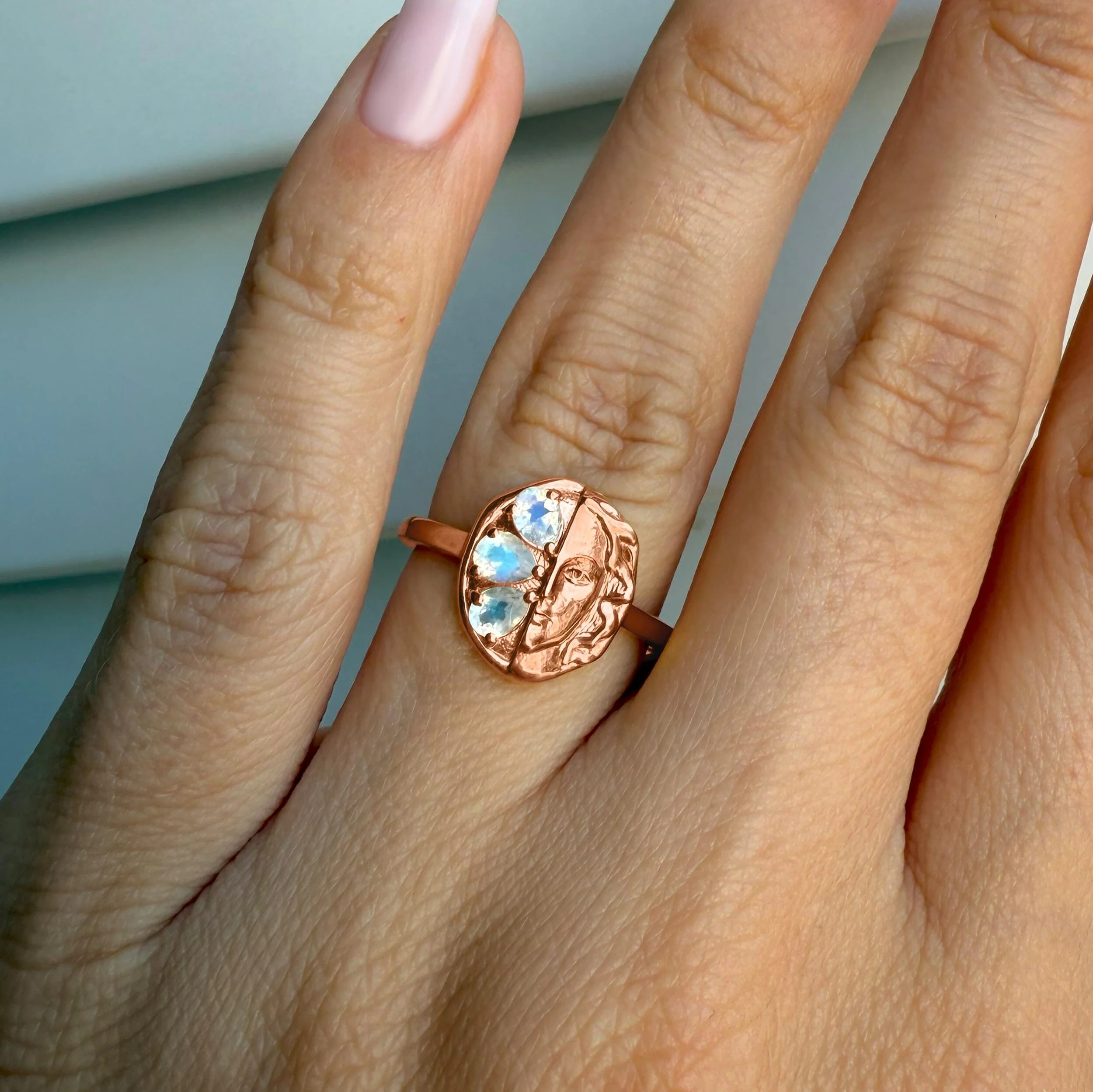 Moonstone Ring - Goddess - Image 4