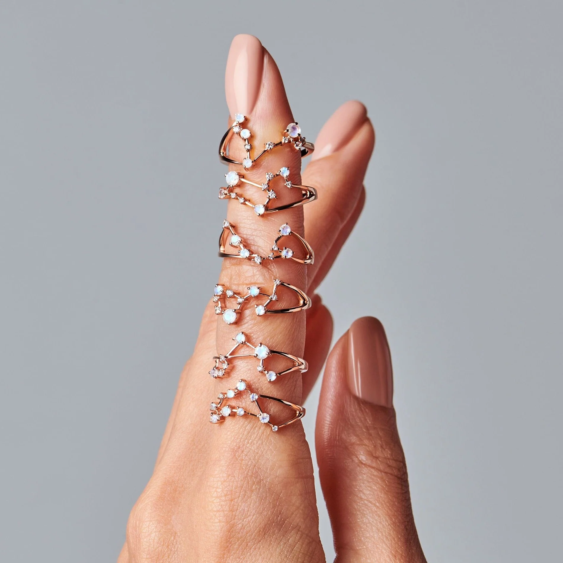 Moonstone Ring - Leo Zodiac Constellation - Image 13