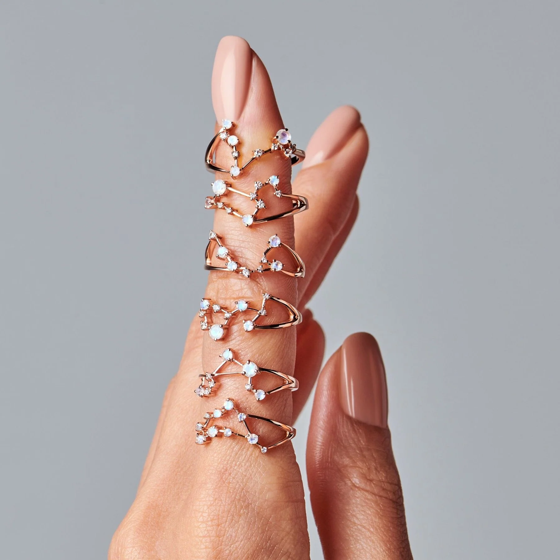 Moonstone Ring - Leo Zodiac Constellation - Image 17