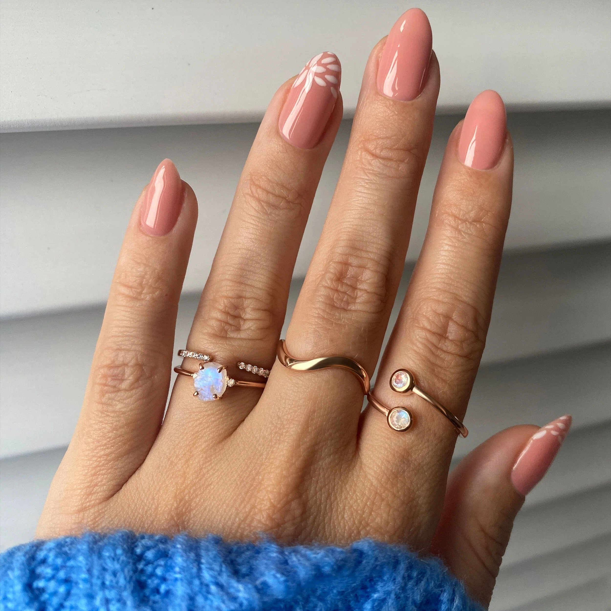 Moonstone Ring - Petite Raw Allure - Image 5