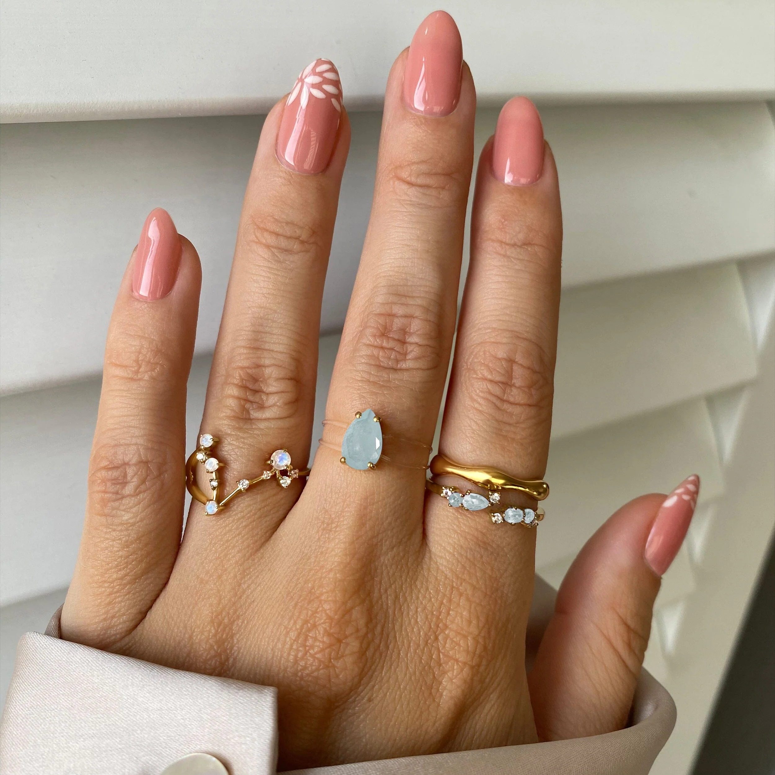 Moonstone Ring - Pisces Zodiac Constellation - Image 9
