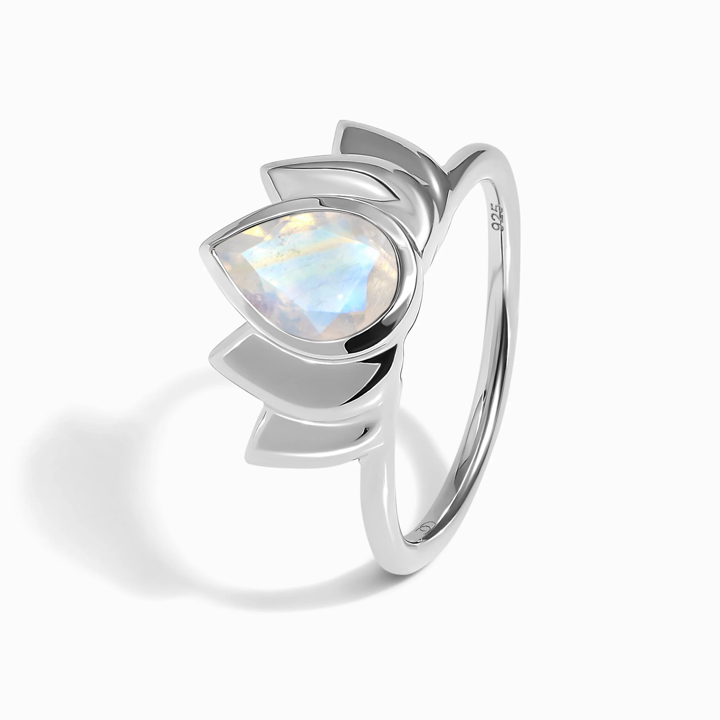 Moonstone Ring - Sacred Lotus - Image 10