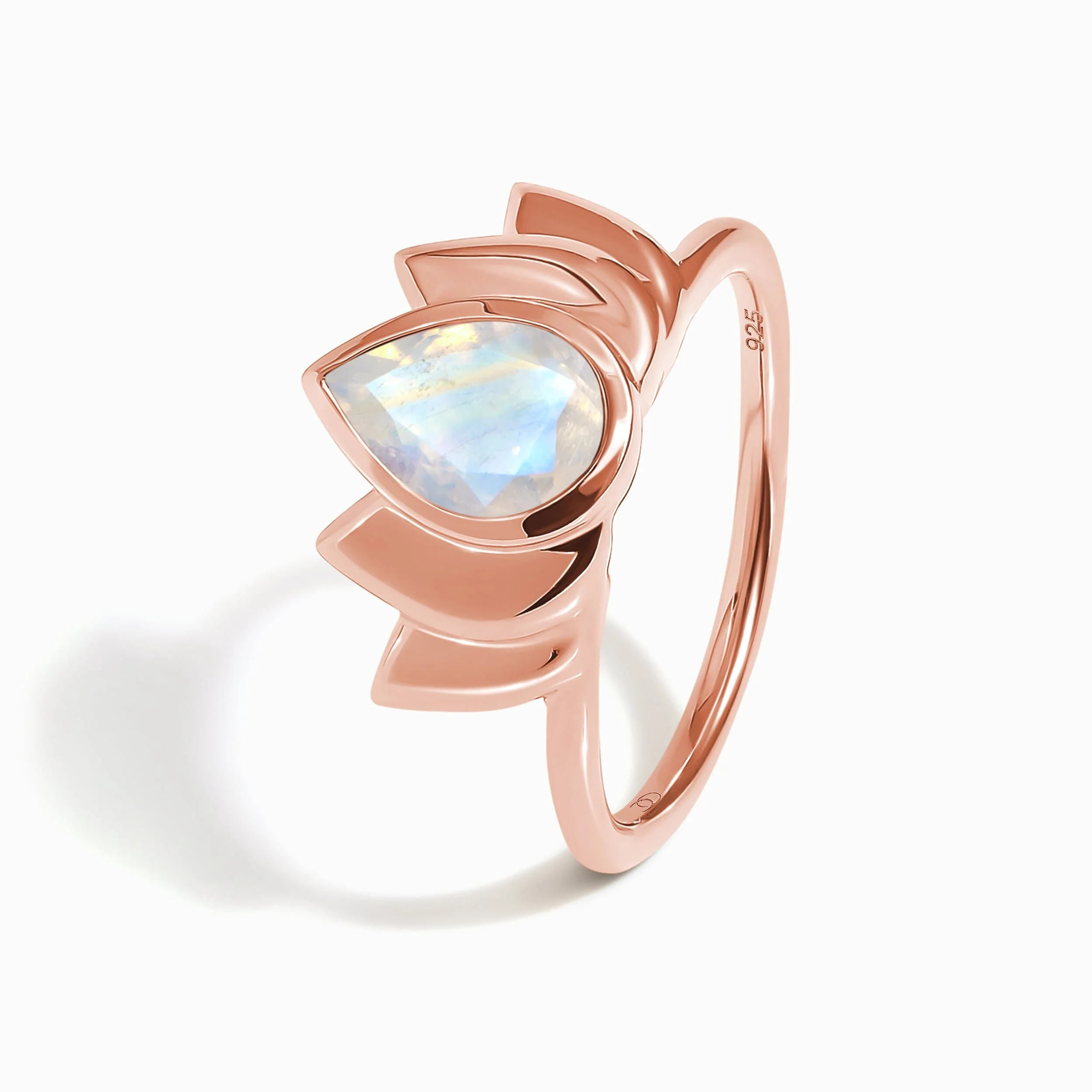 Moonstone Ring - Sacred Lotus - Image 13