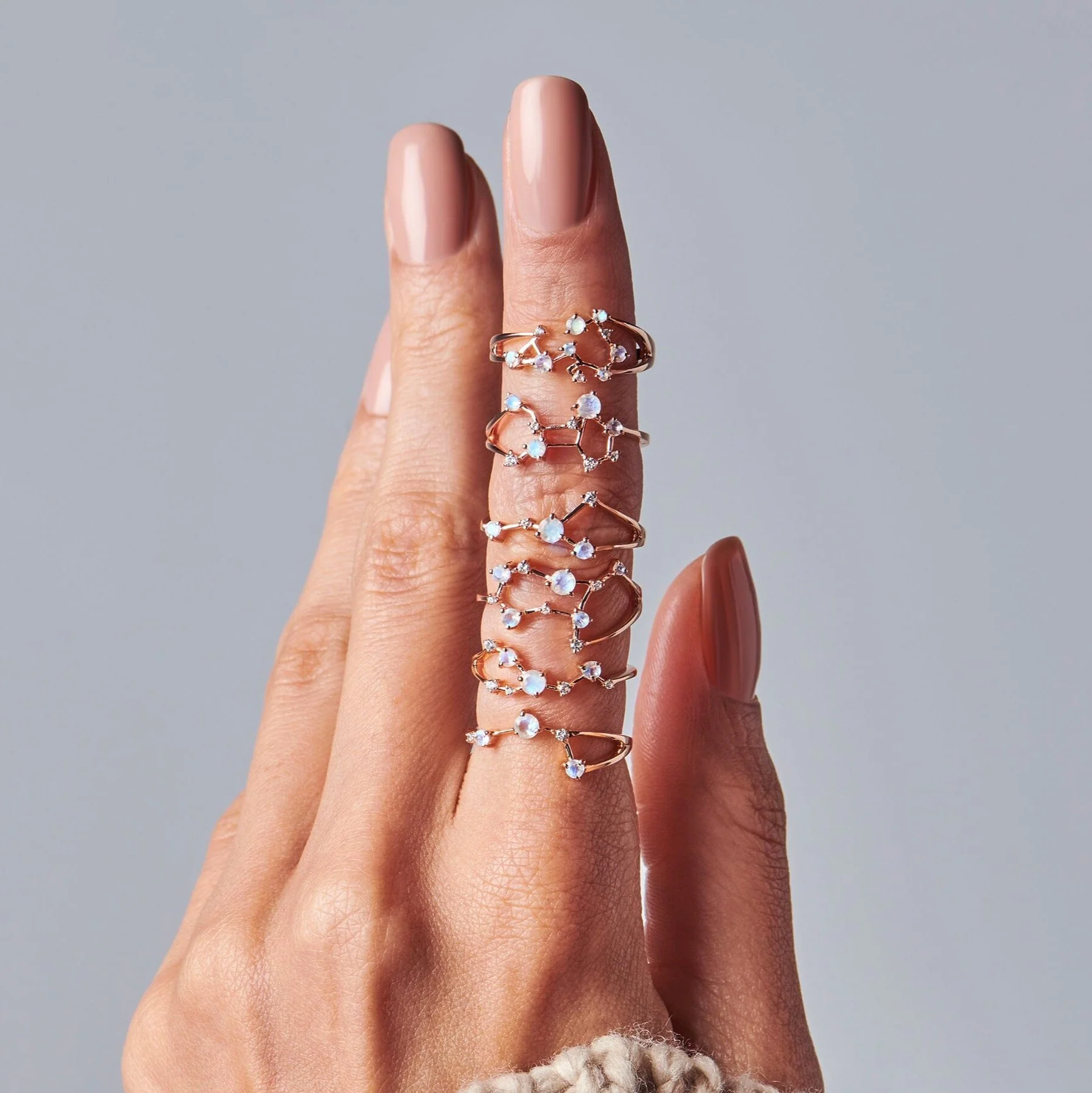 Moonstone Ring - Sagittarius Zodiac Constellation - Image 16