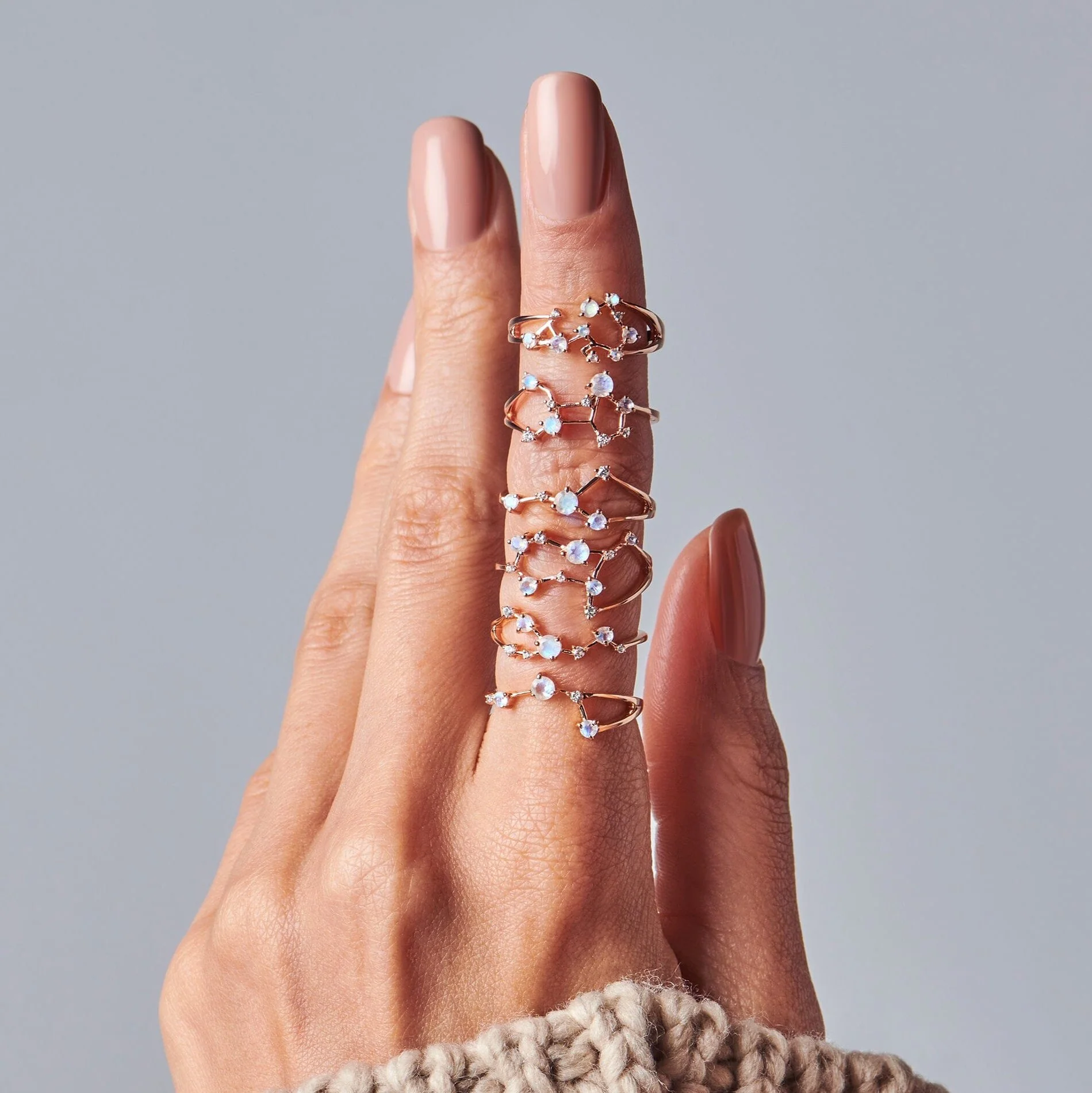 Moonstone Ring - Taurus Zodiac Constellation - Image 19