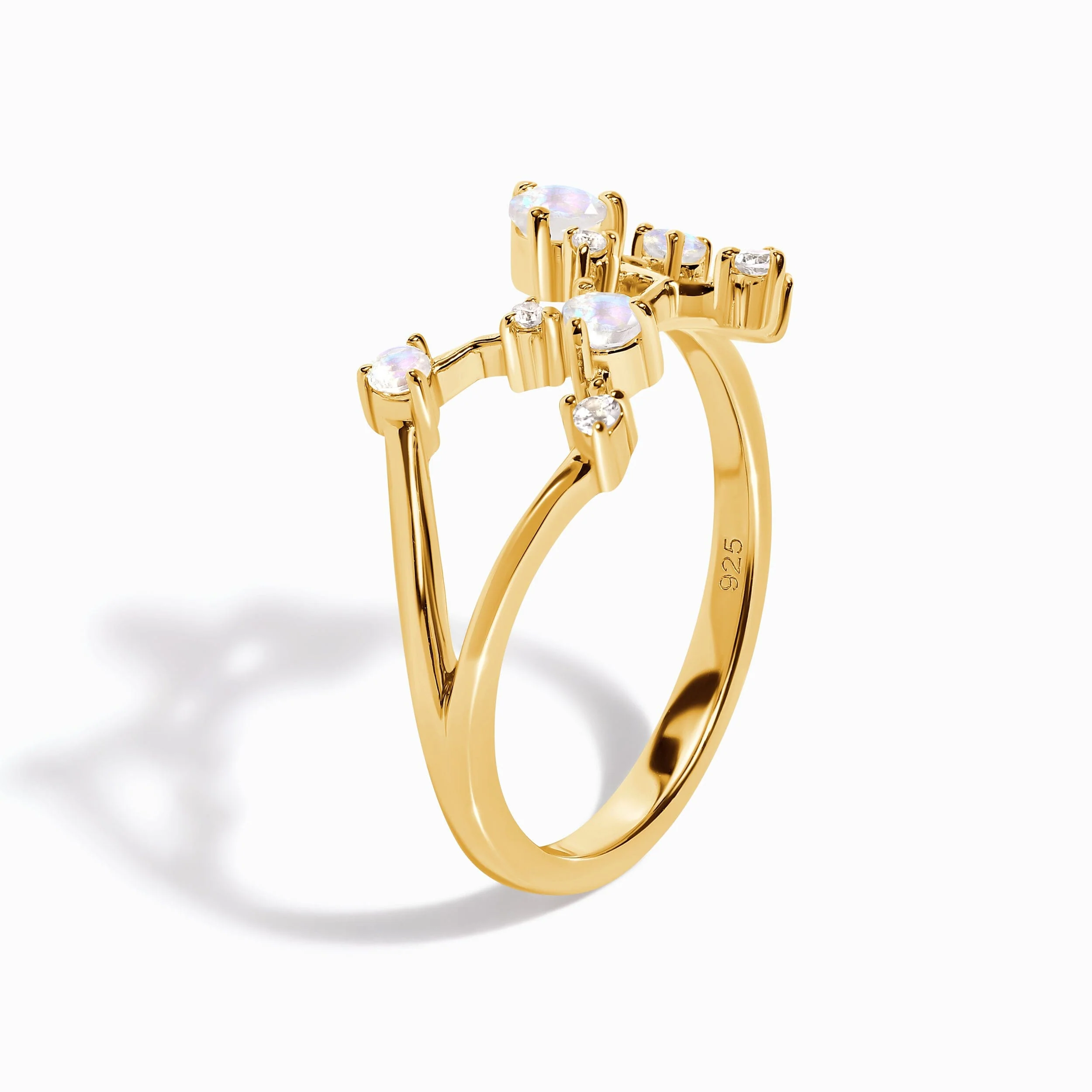 Moonstone Ring - Virgo Zodiac Constellation - Image 20
