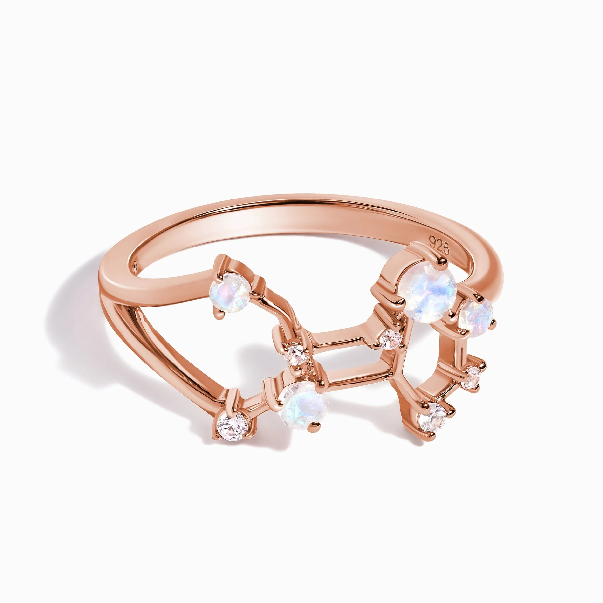 Moonstone Ring - Virgo Zodiac Constellation - Image 4