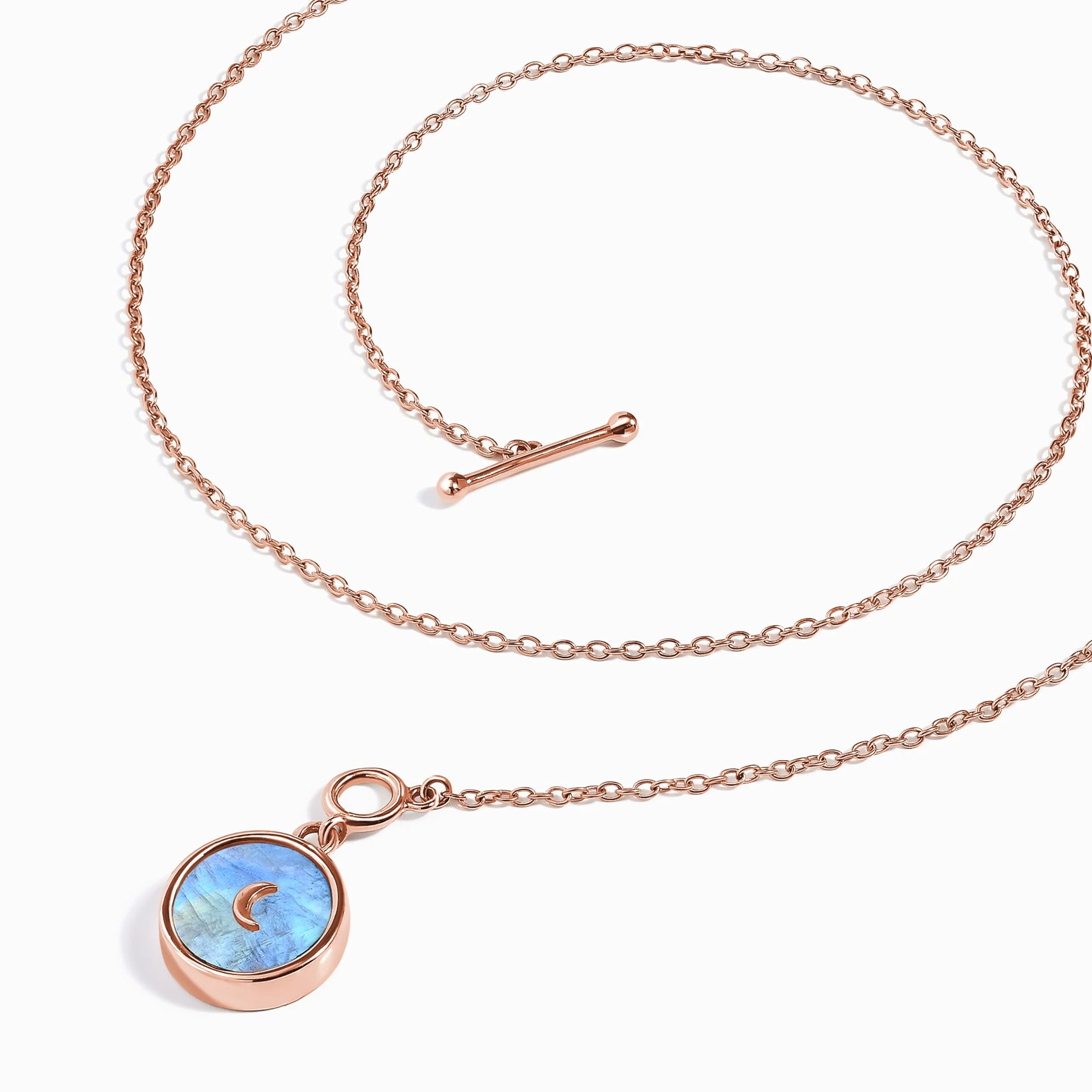 Moonstone T-Lock Necklace - Dream - Image 18