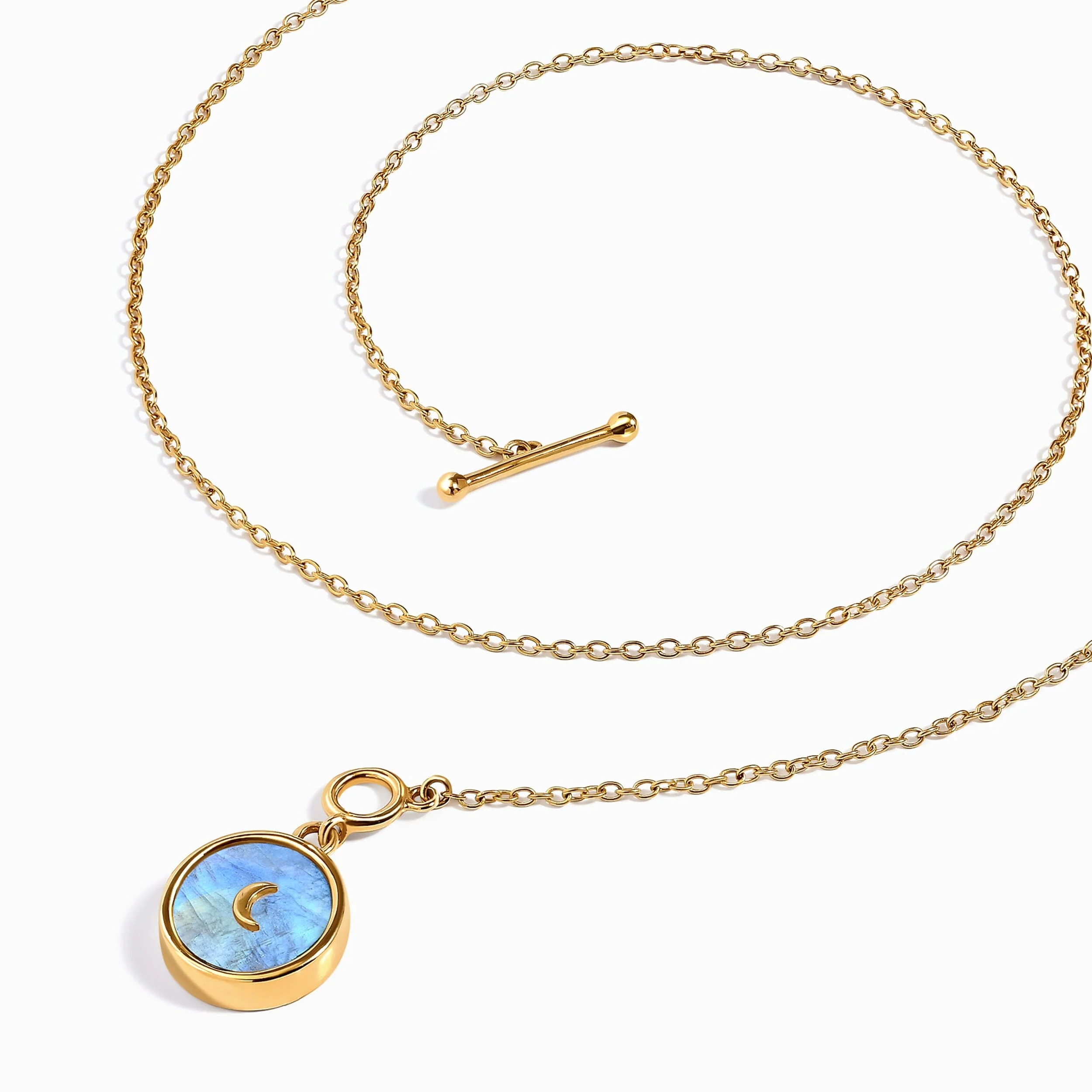 Moonstone T-Lock Necklace - Dream - Image 22