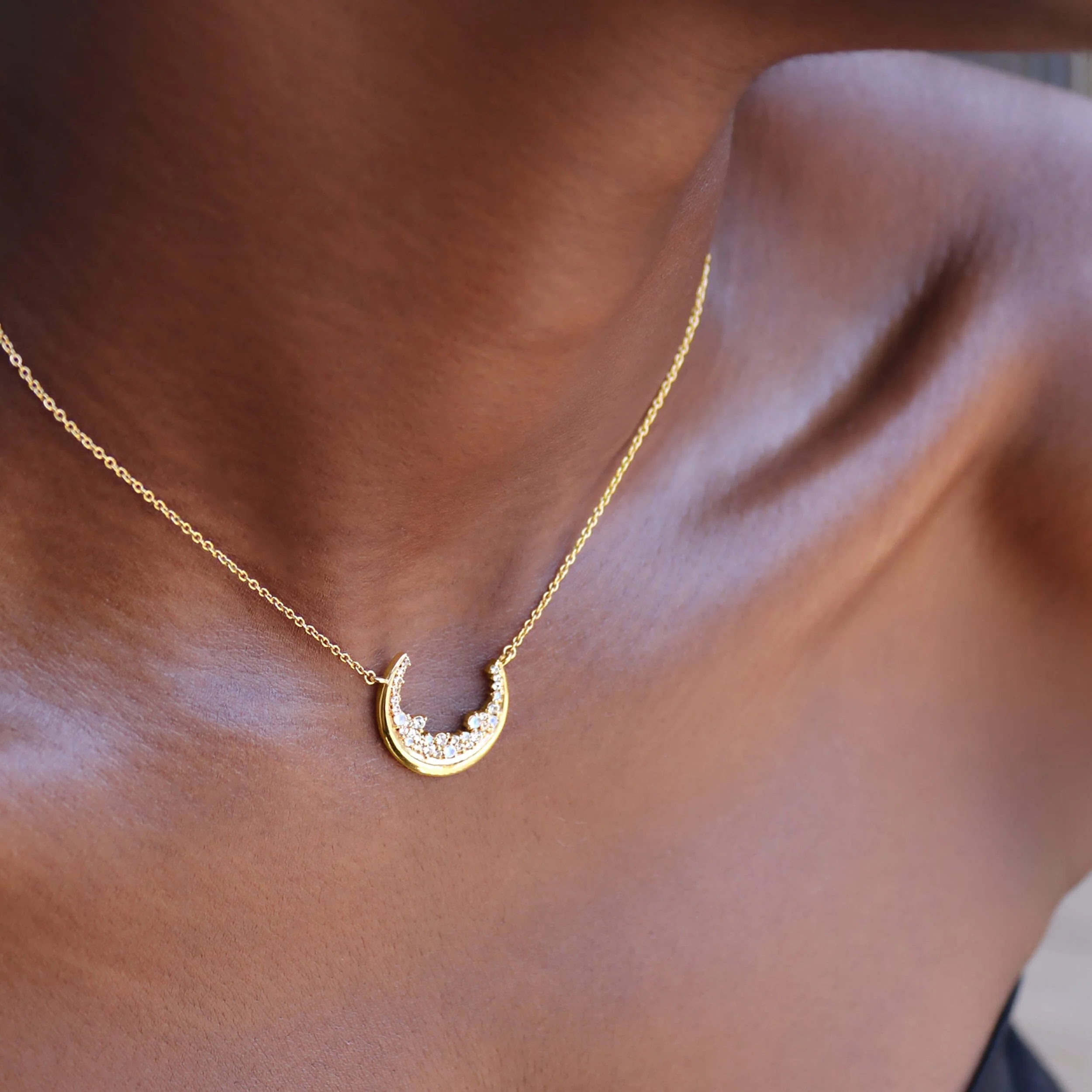 Moonstone White Zircon Necklace - Lush Luna - Image 21