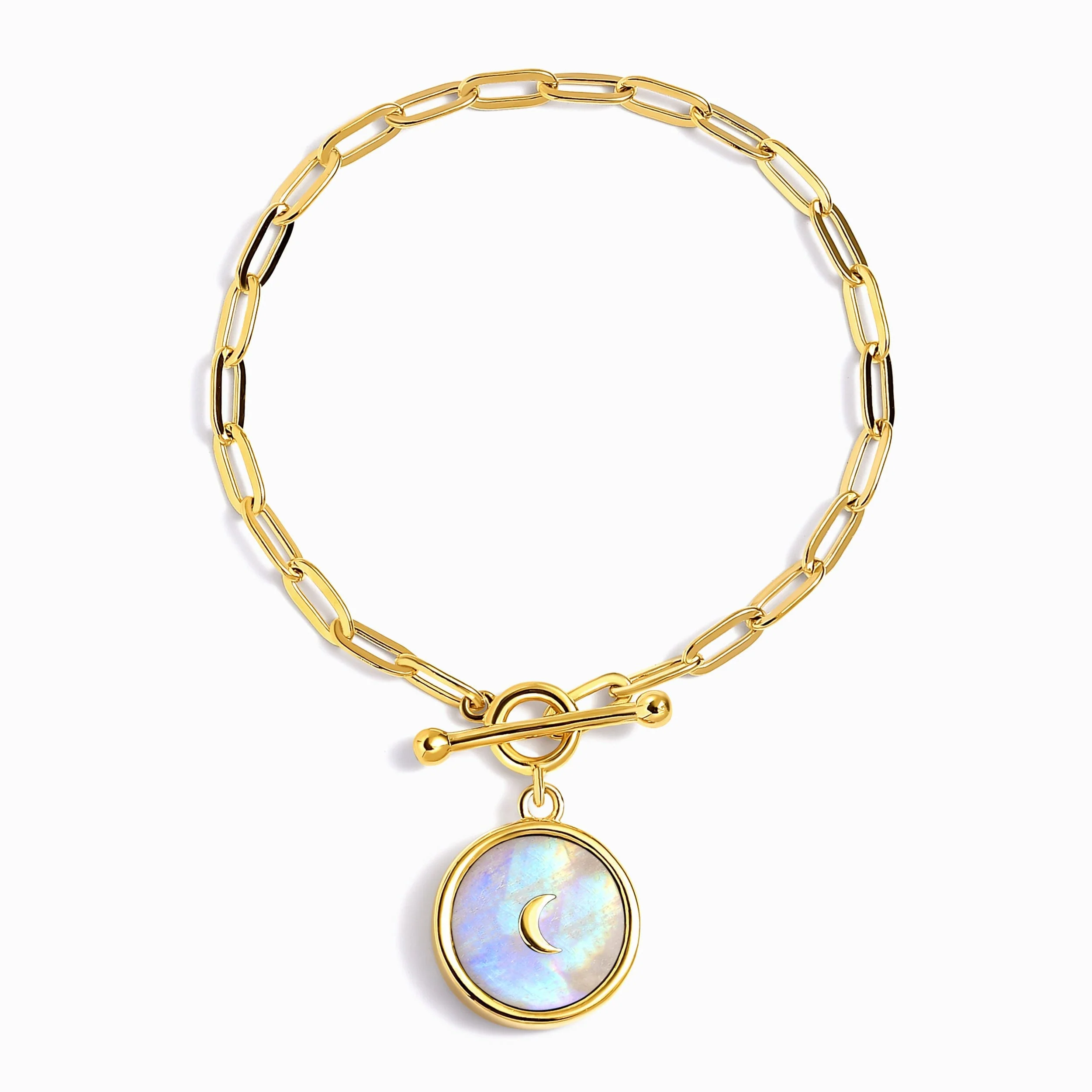 Moonstone Widelink T-Lock Bracelet - Dream - Image 5