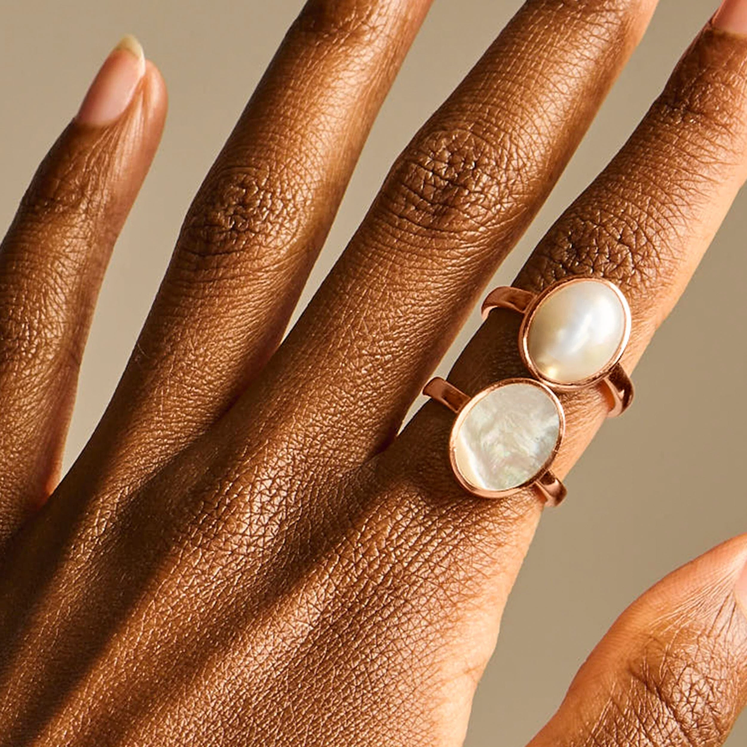 Mother of Pearl Ring - Enfolded - Image 12
