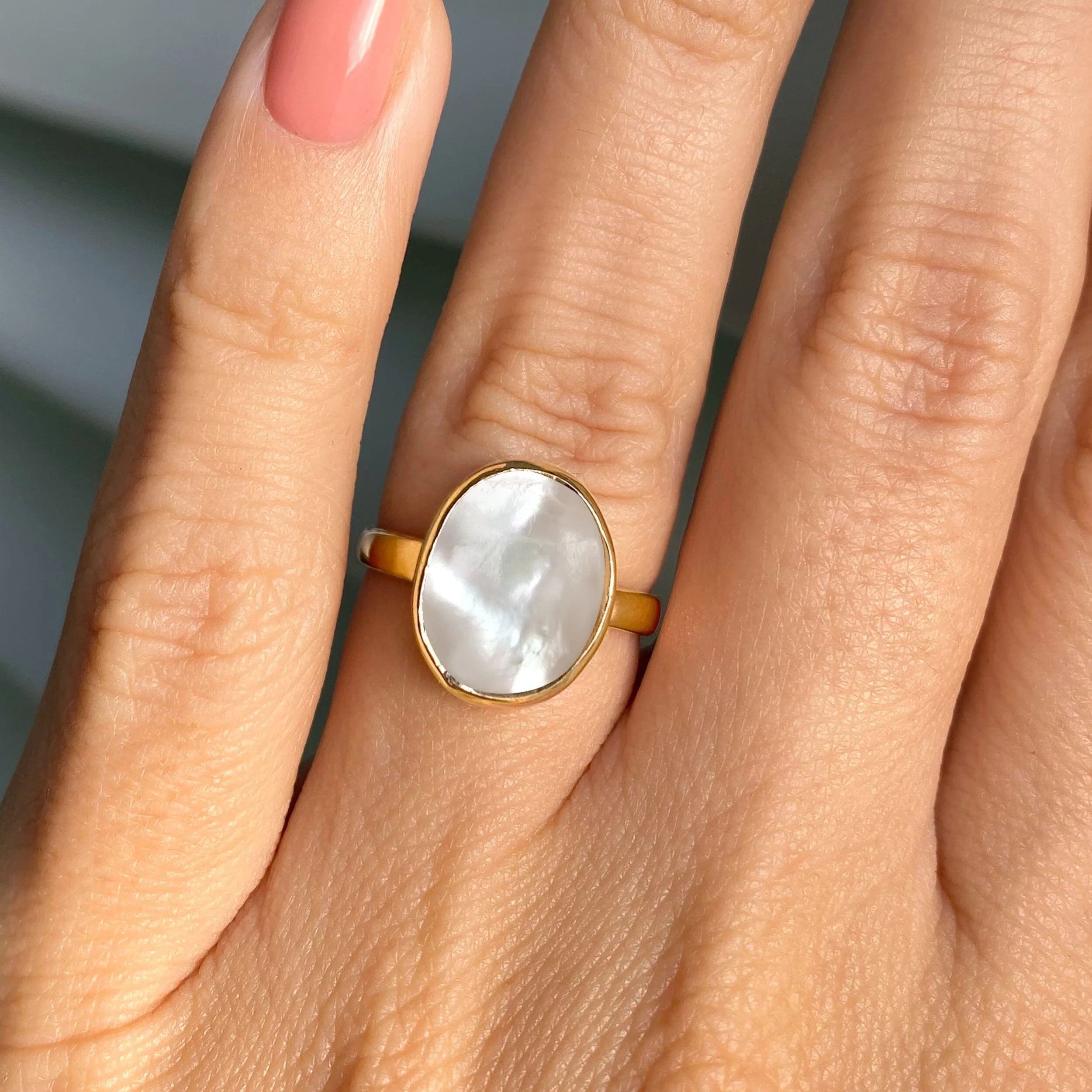 Mother of Pearl Ring - Enfolded - Image 24