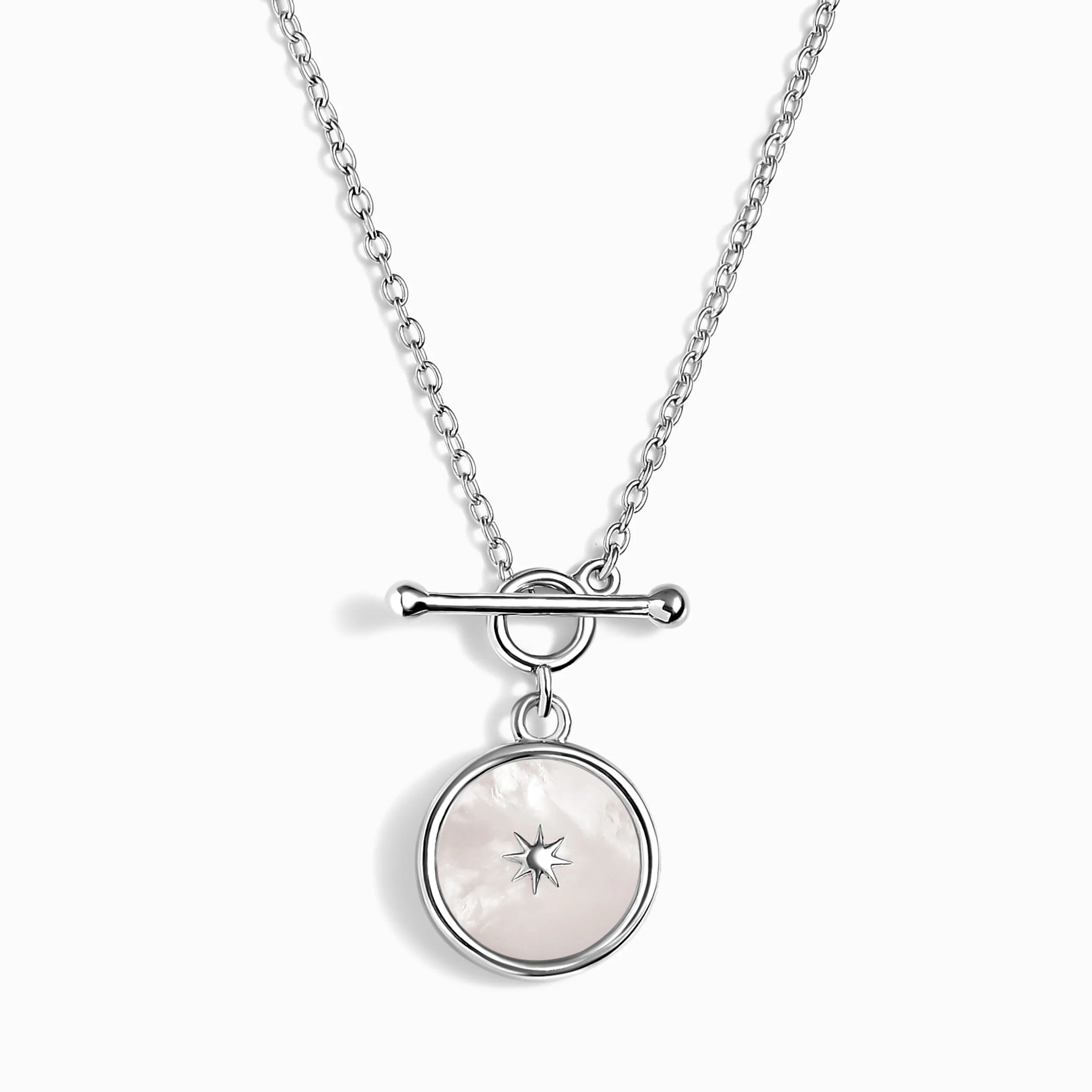 Mother Of Pearl T-Lock Necklace - Sol