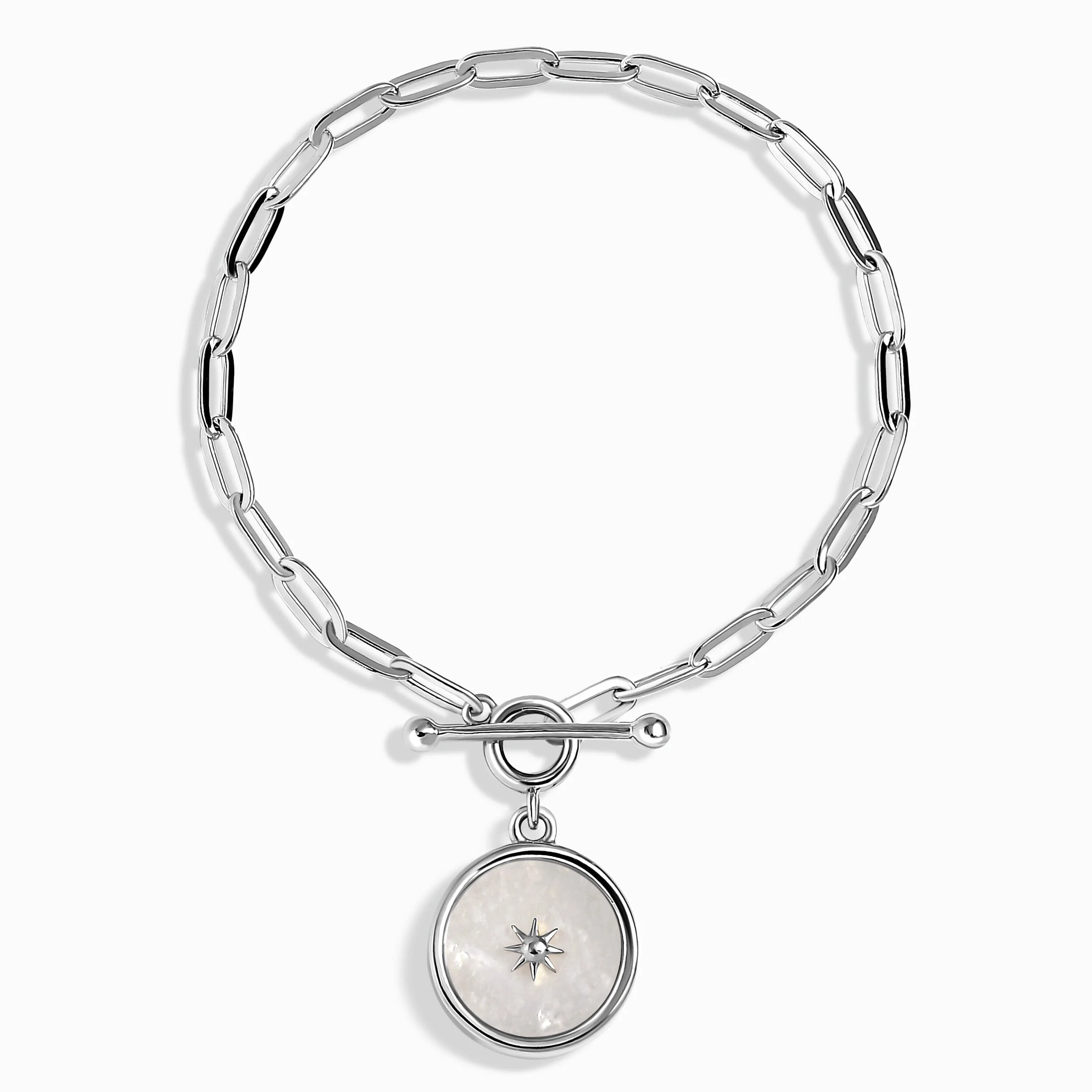 Mother Of Pearl Widelink T-Lock Bracelet - Sol
