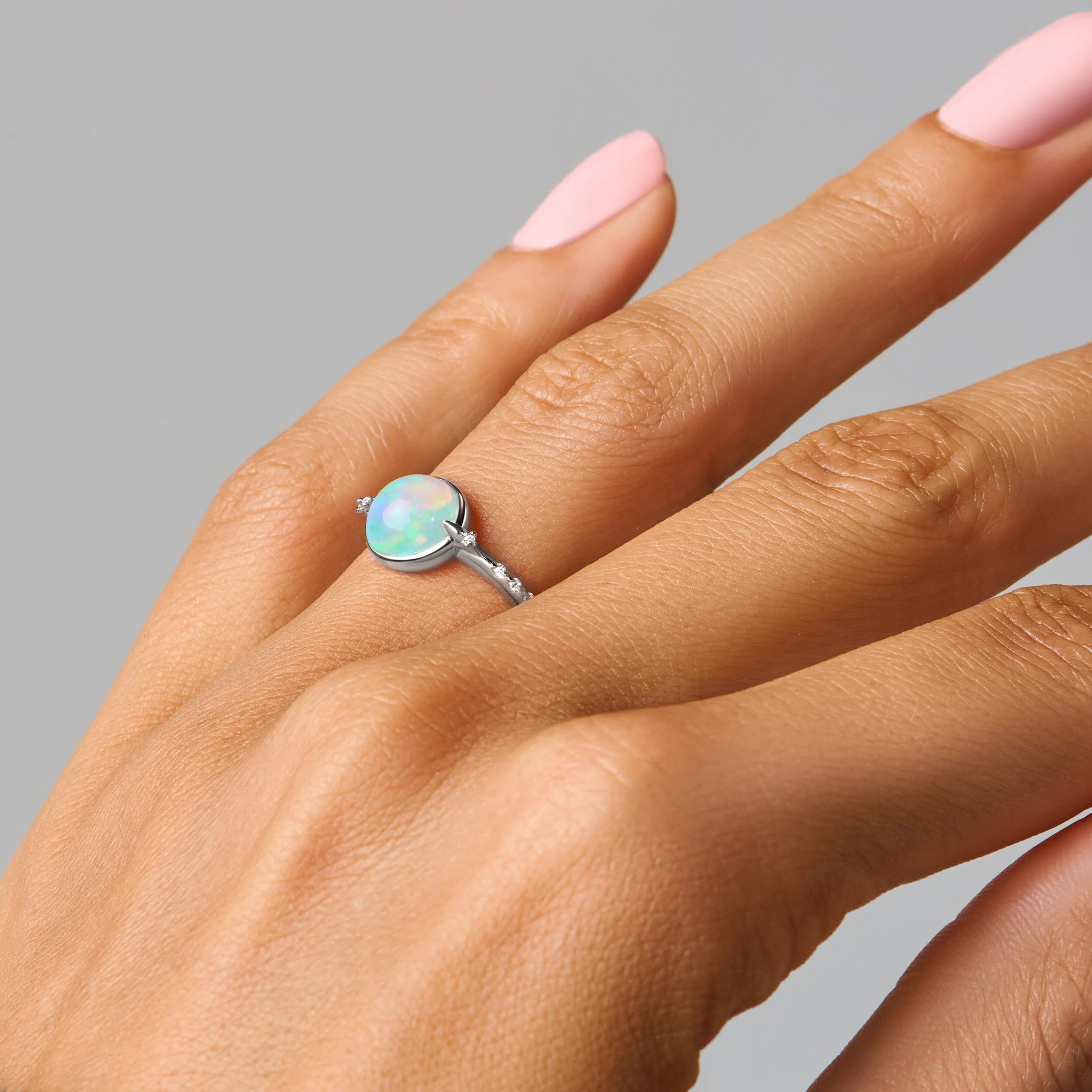 Opal Energy Ring - Positivity Engraved - Image 10