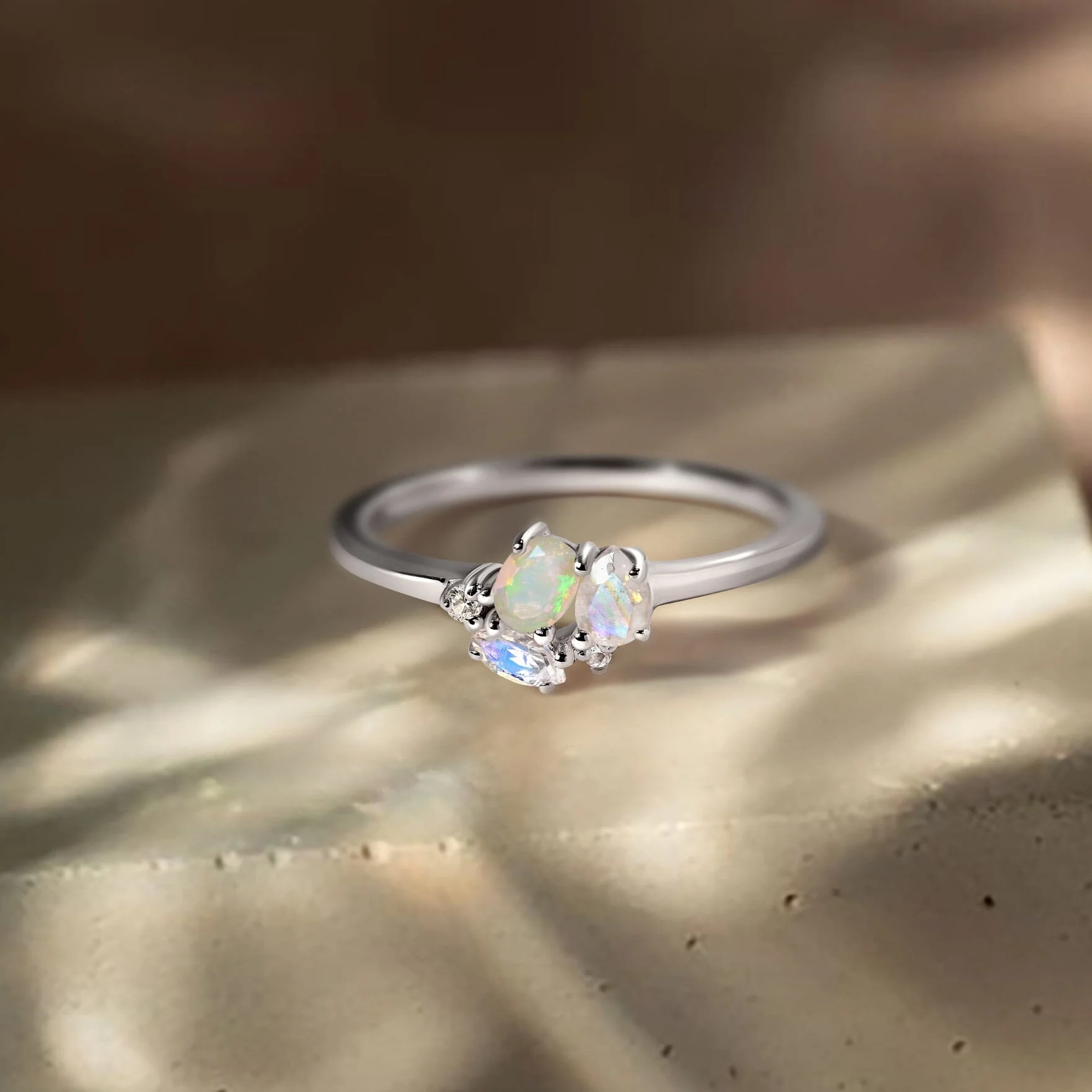 Opal Moonstone Ring - Orion - Image 10