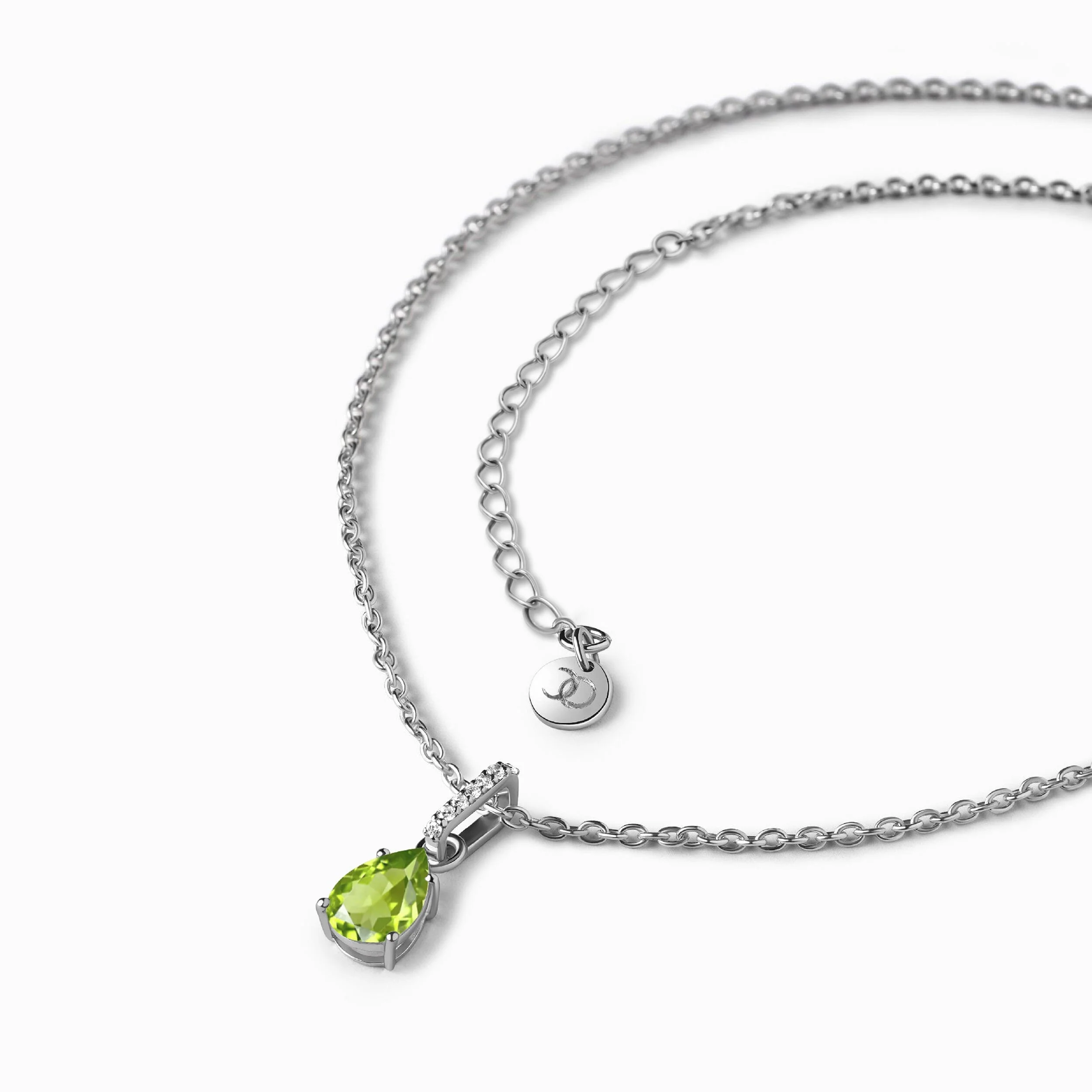 Peridot Necklace Sway - August Birthstone - Image 9
