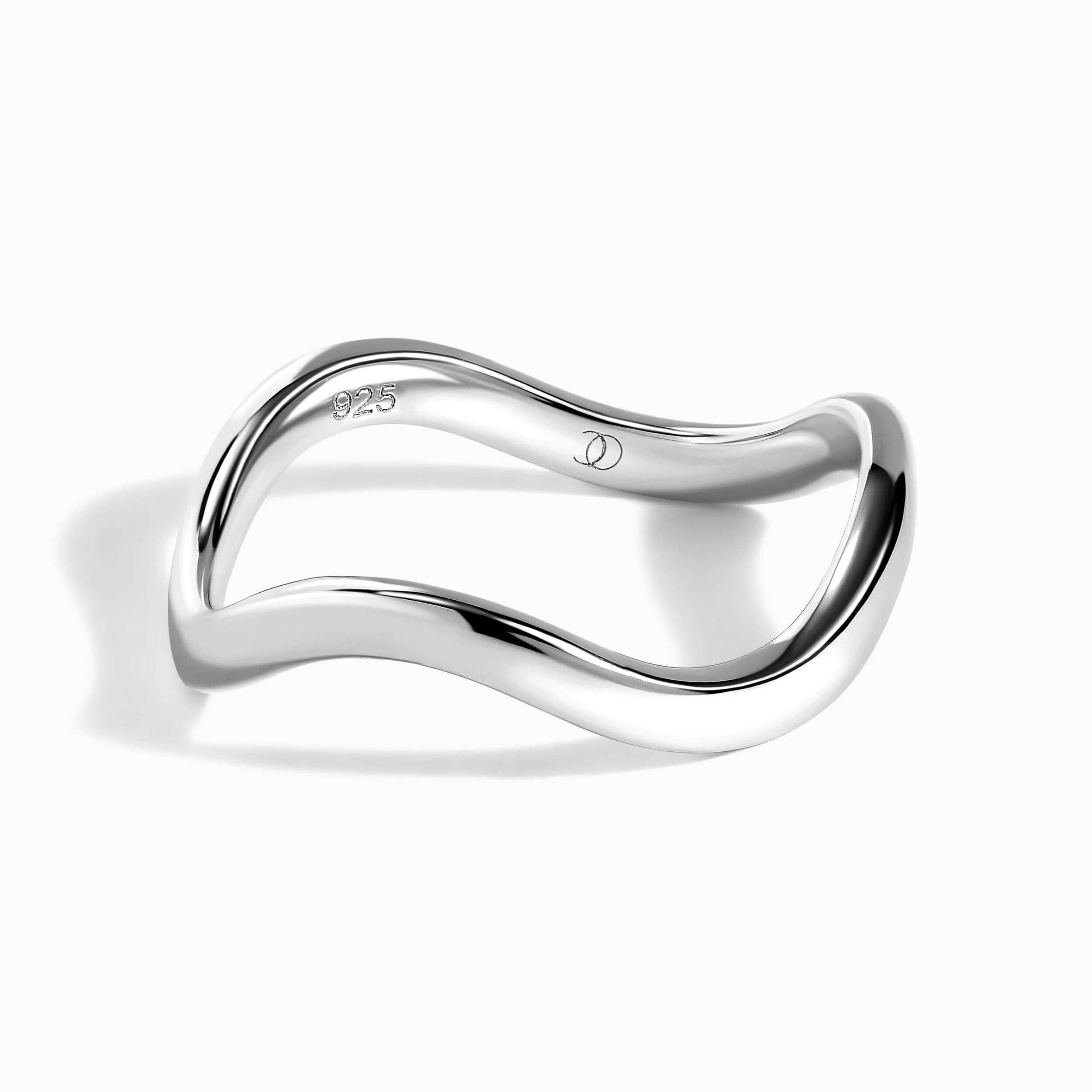 Stackable Ring Band - Waves