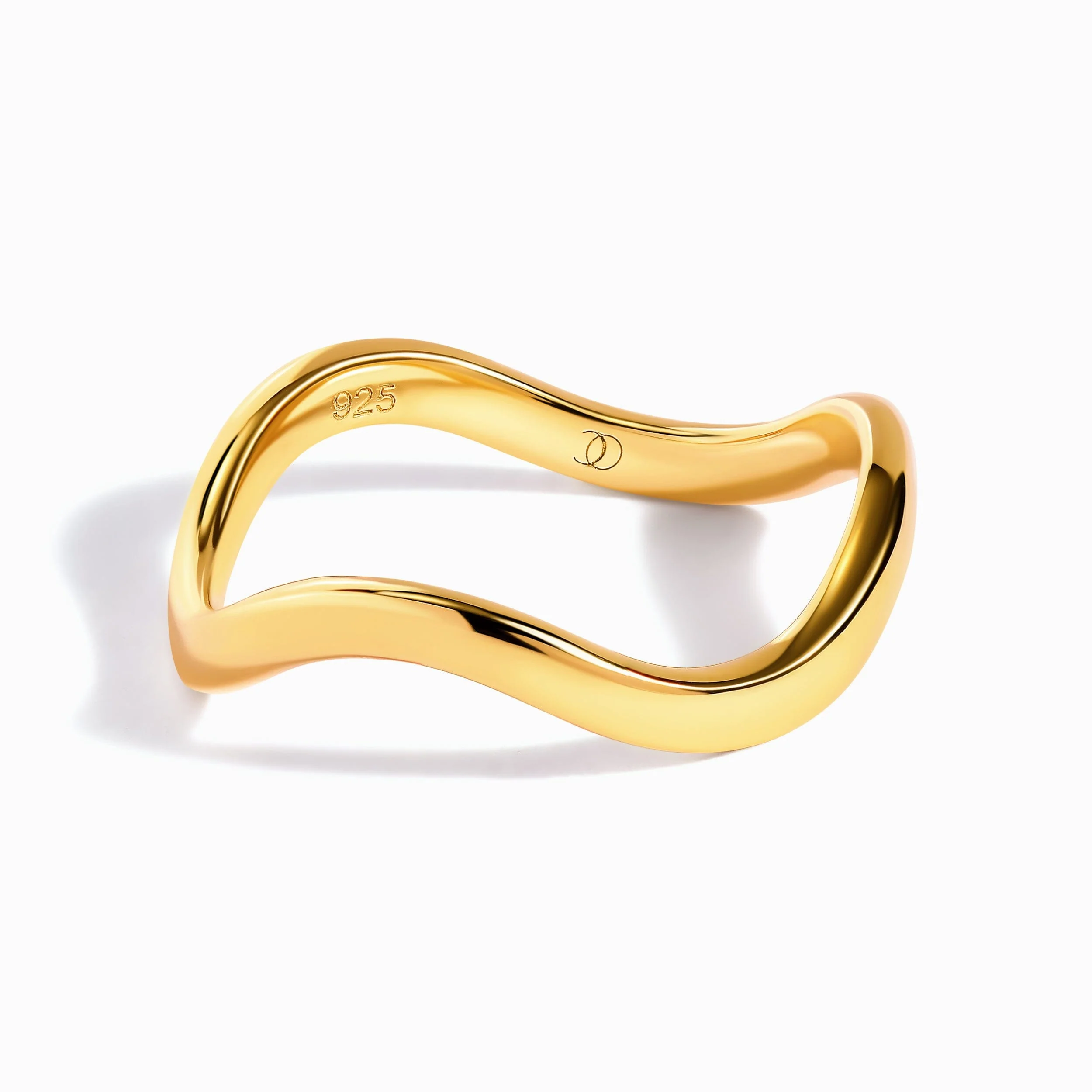 Stackable Ring Band - Waves - Image 5