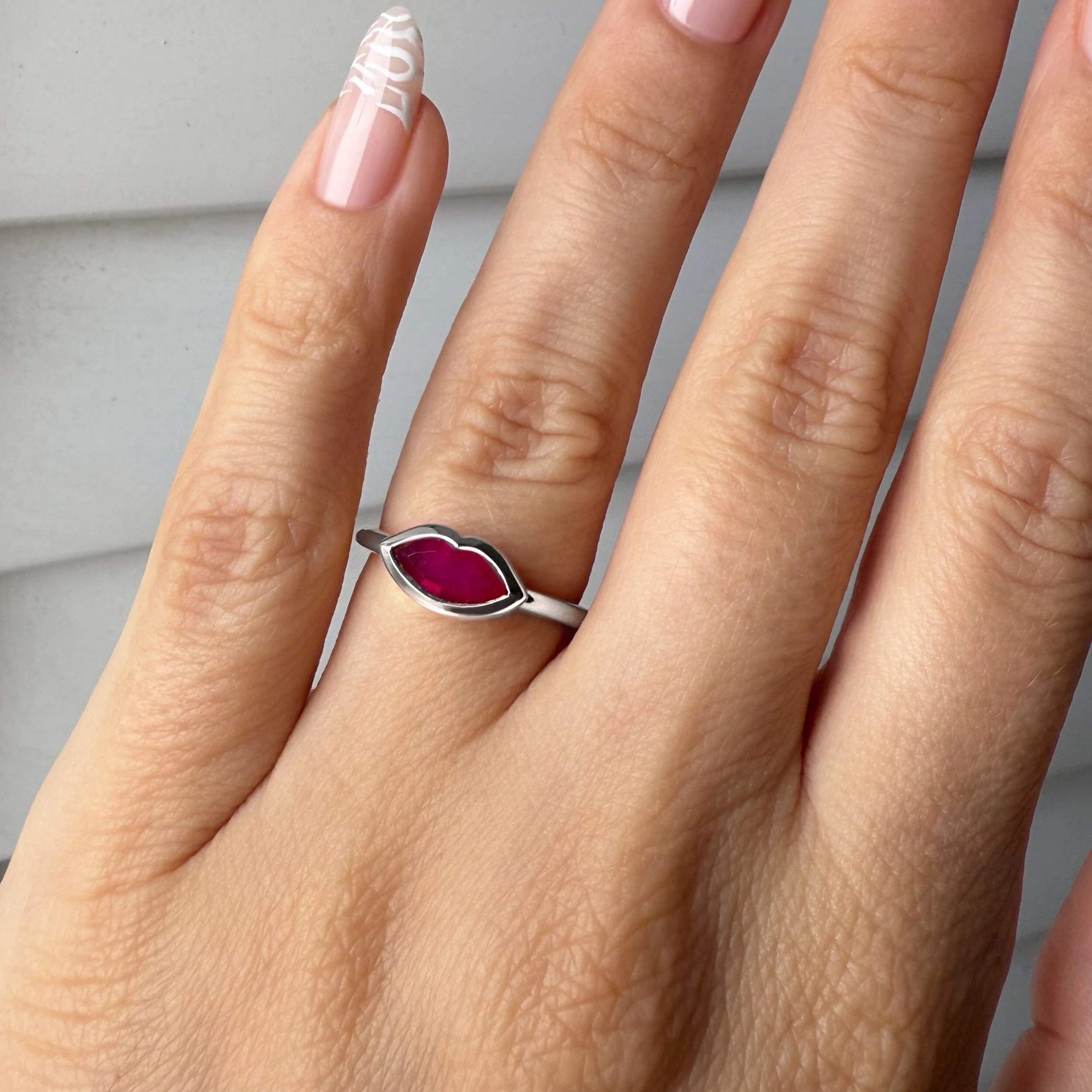 Pink Quartz Ring - Lavish Lips - Image 2
