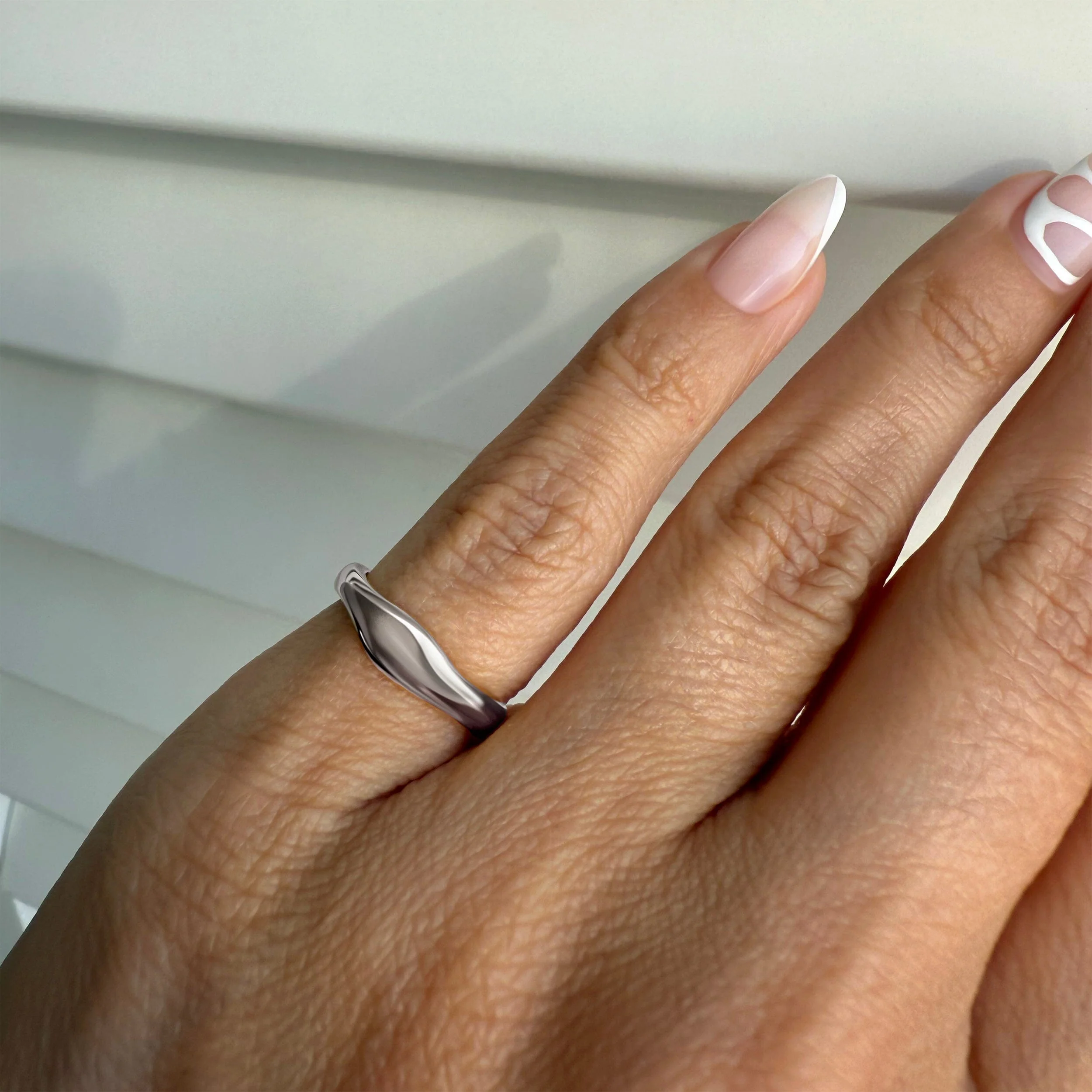 Pinky Ring - Signet Onde - Image 2