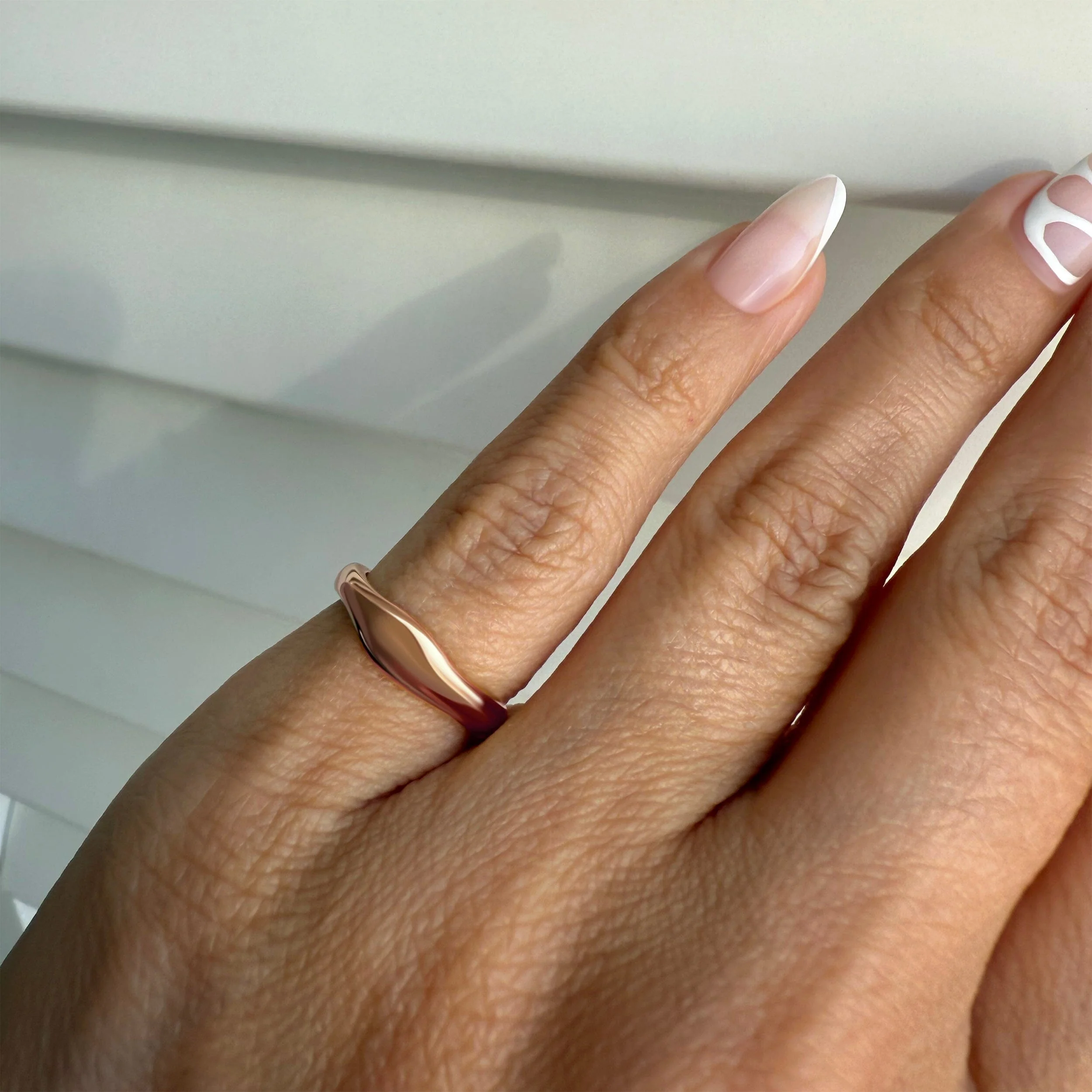 Pinky Ring - Signet Onde - Image 4