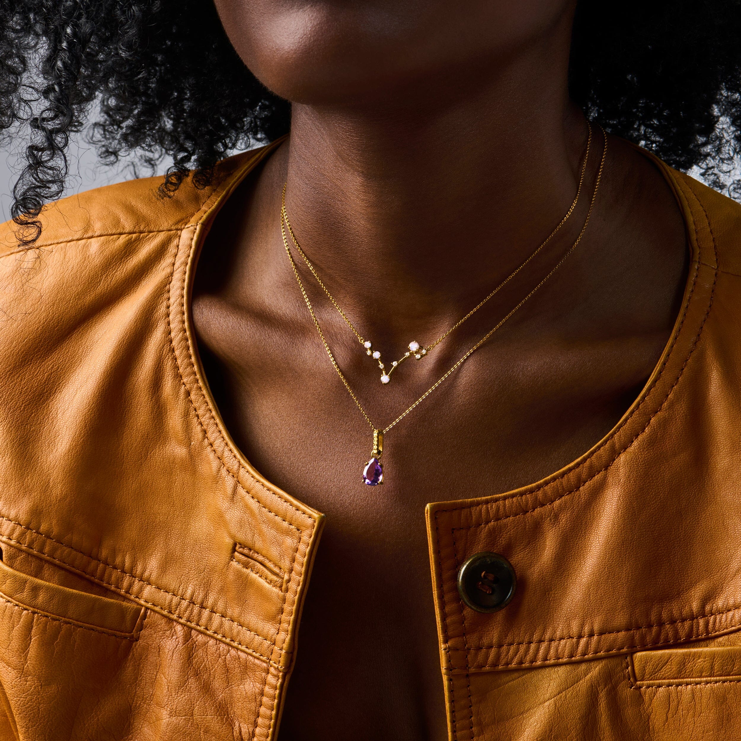 Moonstone Necklace - Pisces Zodiac Constellation - Image 18