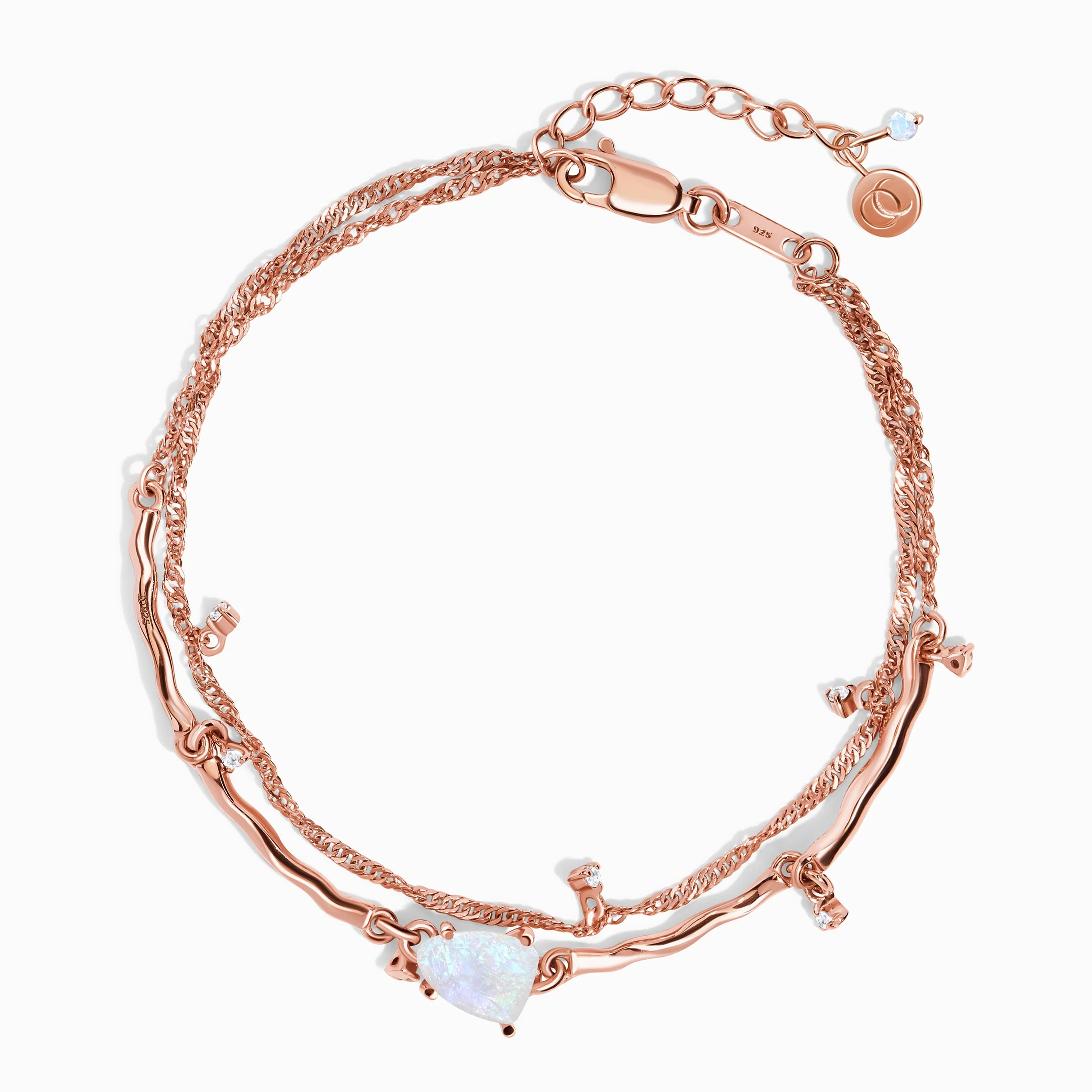 Raw Crystal Bracelet - Flow - Image 4