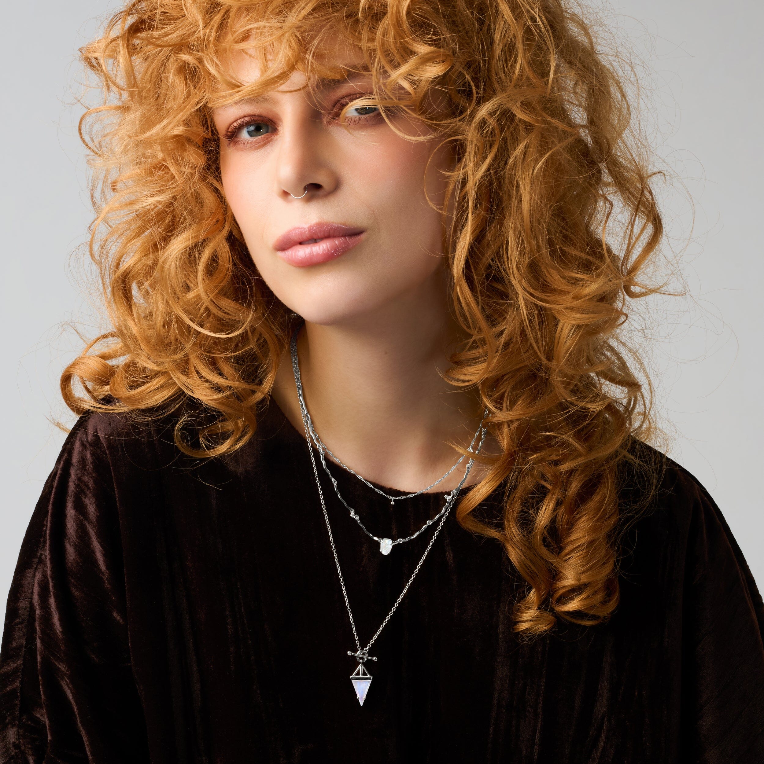 Raw Crystal Necklace - Flowing - Image 10
