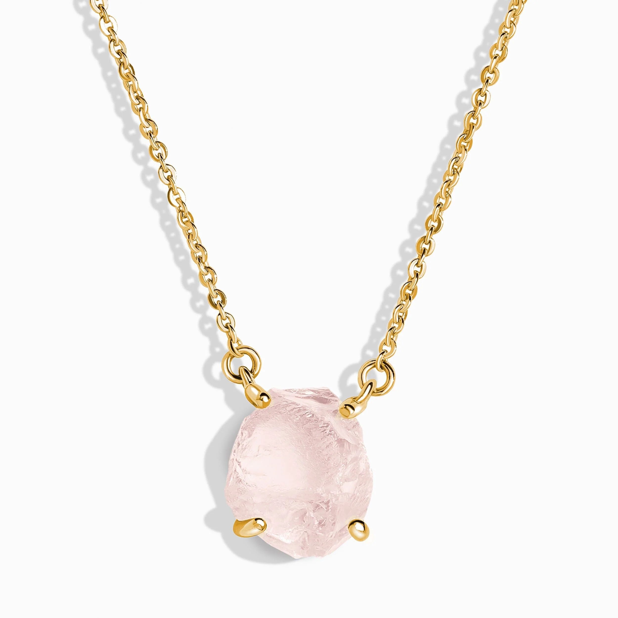 Raw Crystal Necklace - Rose Quartz 'Self-Love' - Image 5