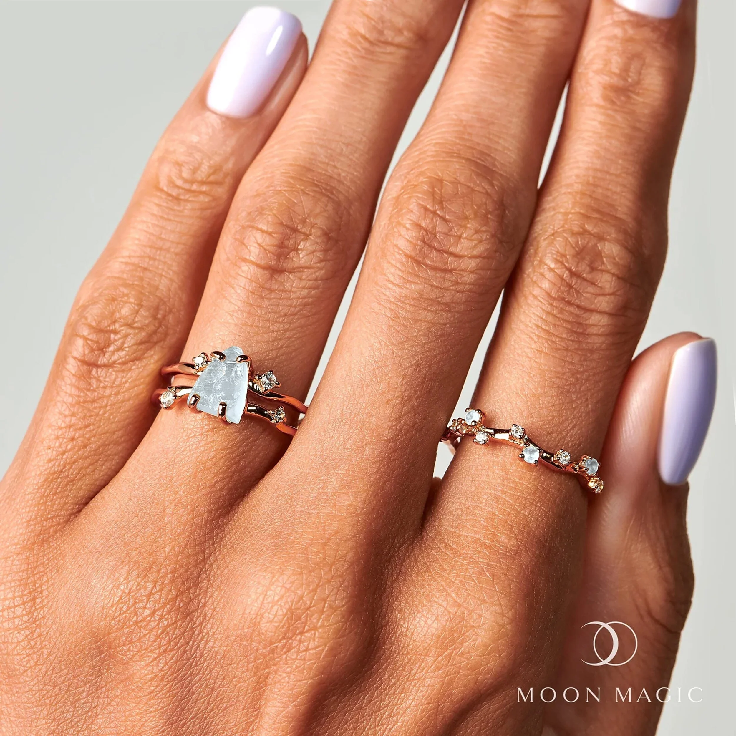 Raw Crystal Ring - Flow Aquamarine - Image 21