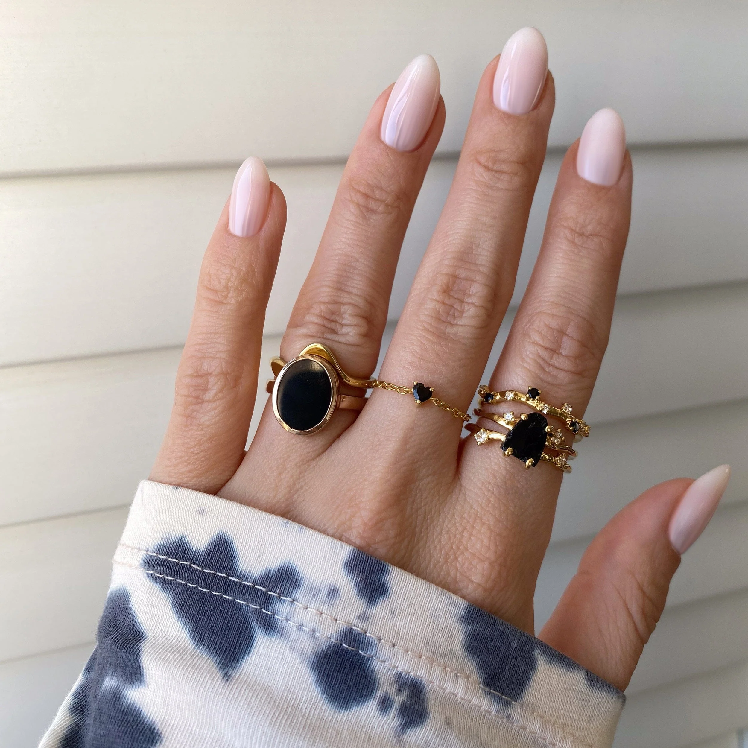 Raw Crystal Ring - Flow Black Obsidian - Image 29
